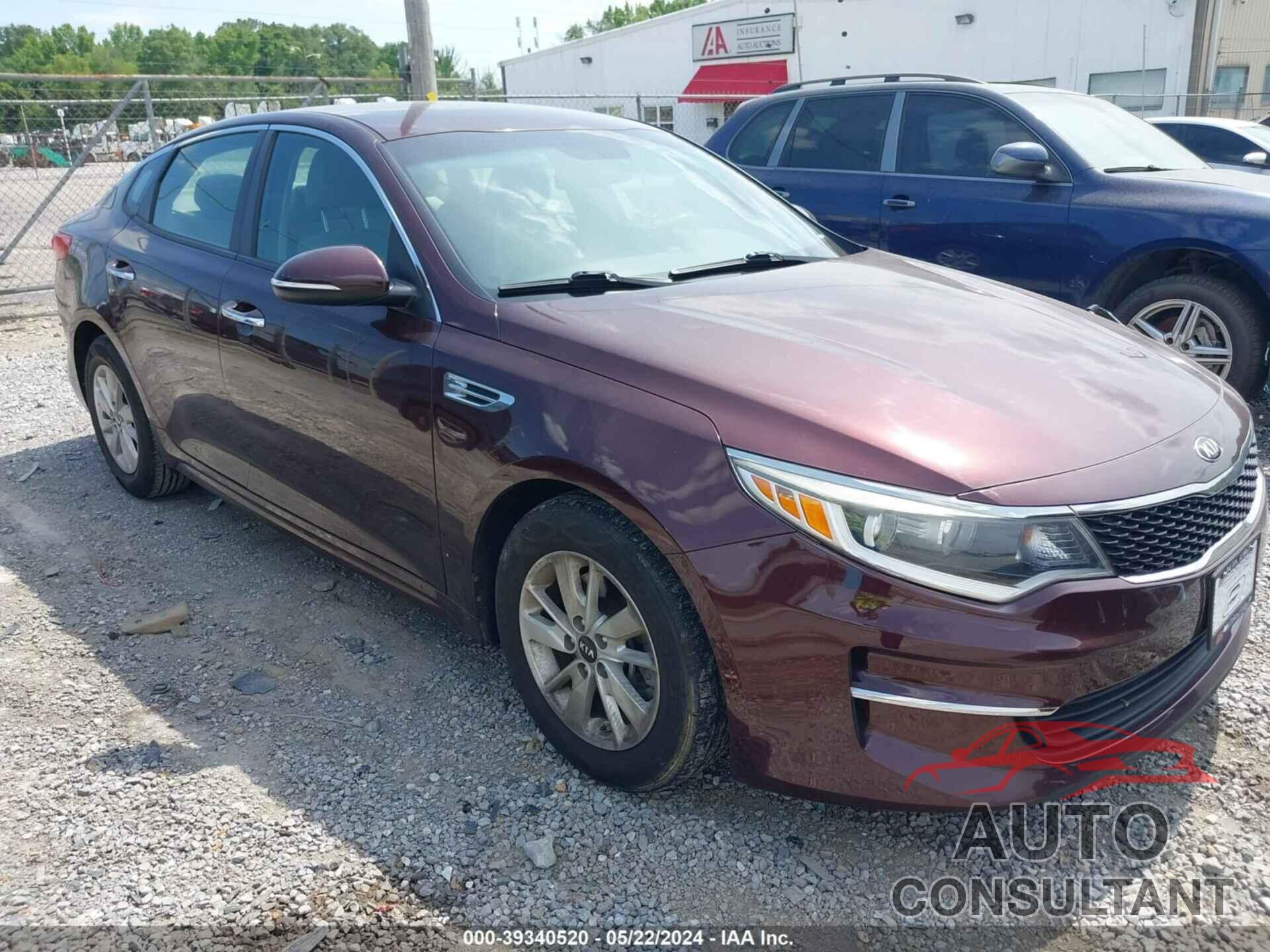 KIA OPTIMA 2016 - 5XXGT4L37GG034500
