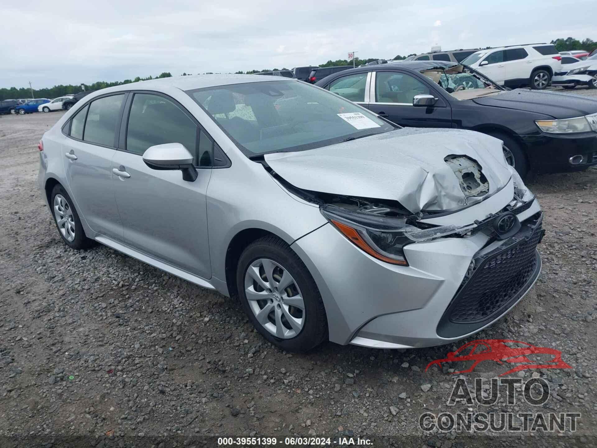 TOYOTA COROLLA 2021 - JTDEPMAE5MJ124977