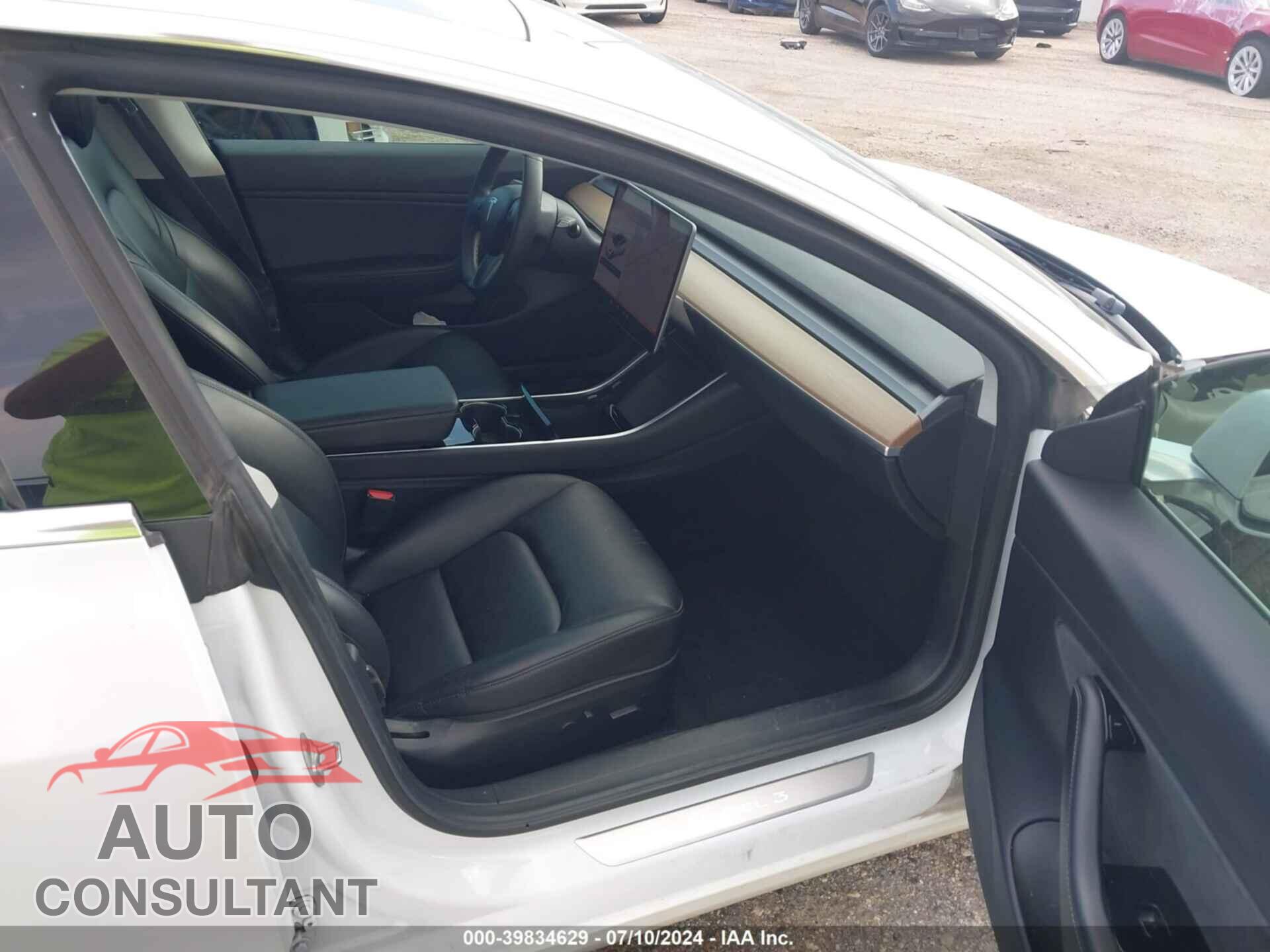 TESLA MODEL 3 2019 - 5YJ3E1EA9KF482946