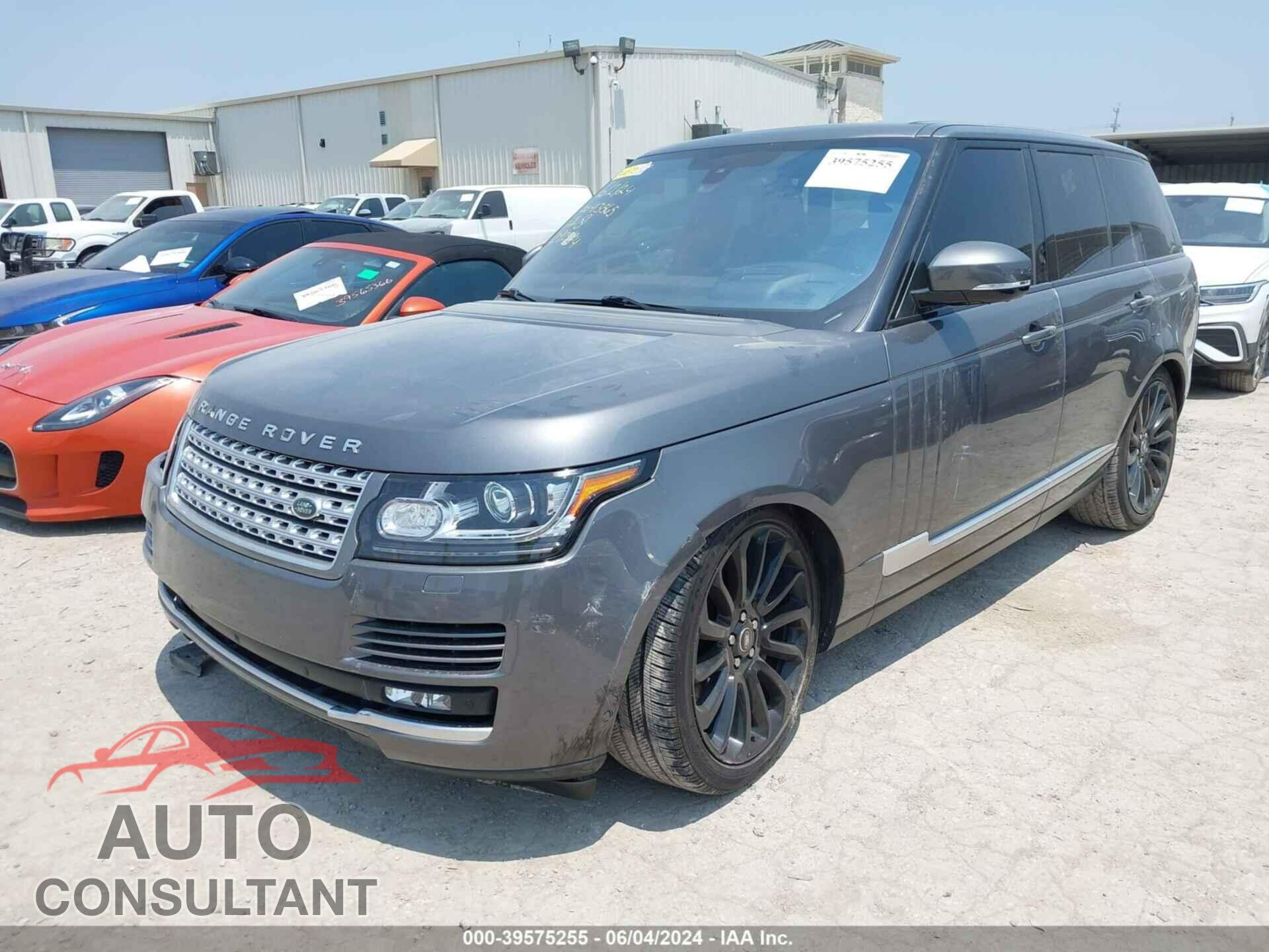LAND ROVER RANGE ROVER 2016 - SALGS2EF7GA292924