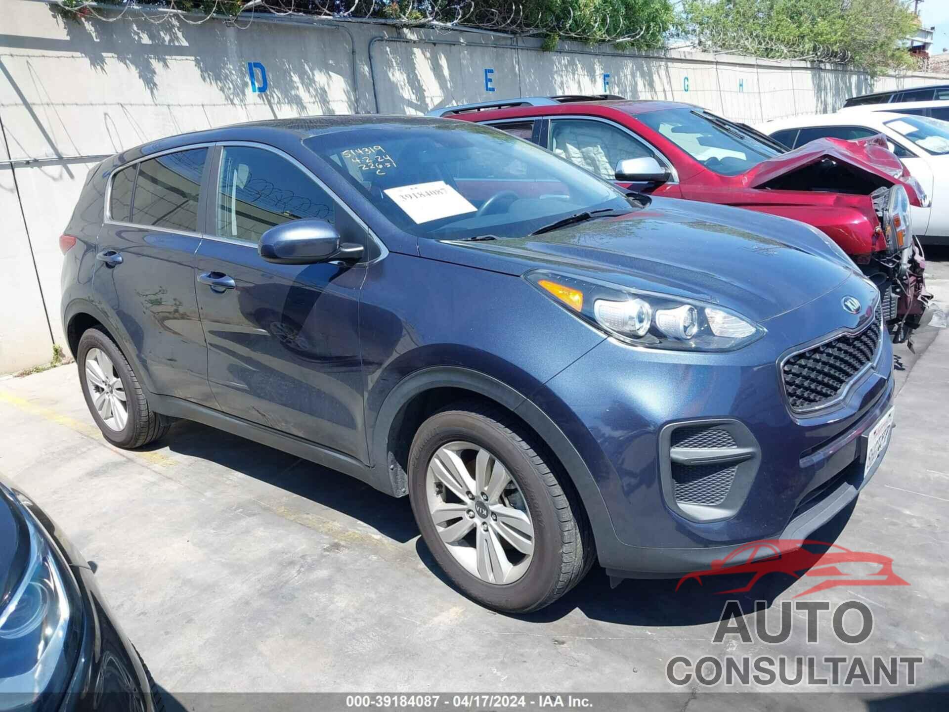 KIA SPORTAGE 2019 - KNDPM3AC6K7590227