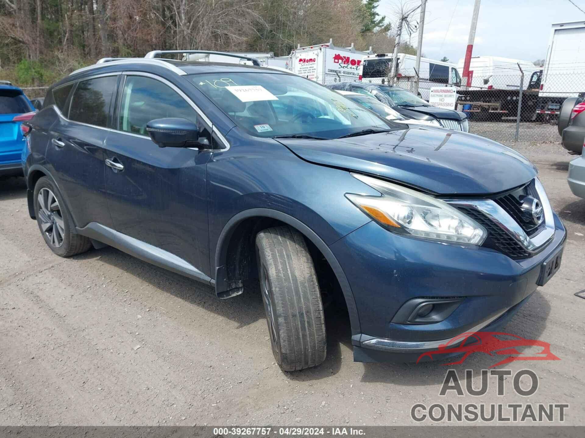 NISSAN MURANO 2016 - 5N1AZ2MH1GN146311