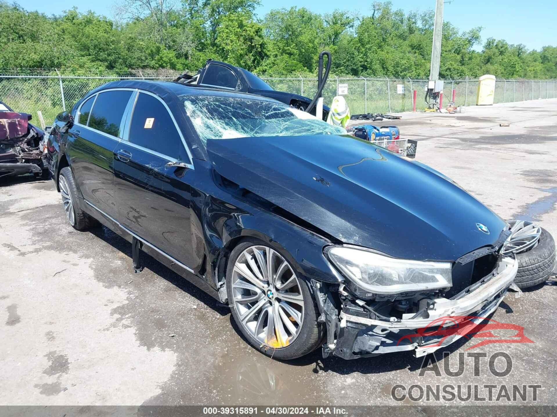 BMW 750I 2016 - WBA7F2C51GG416587