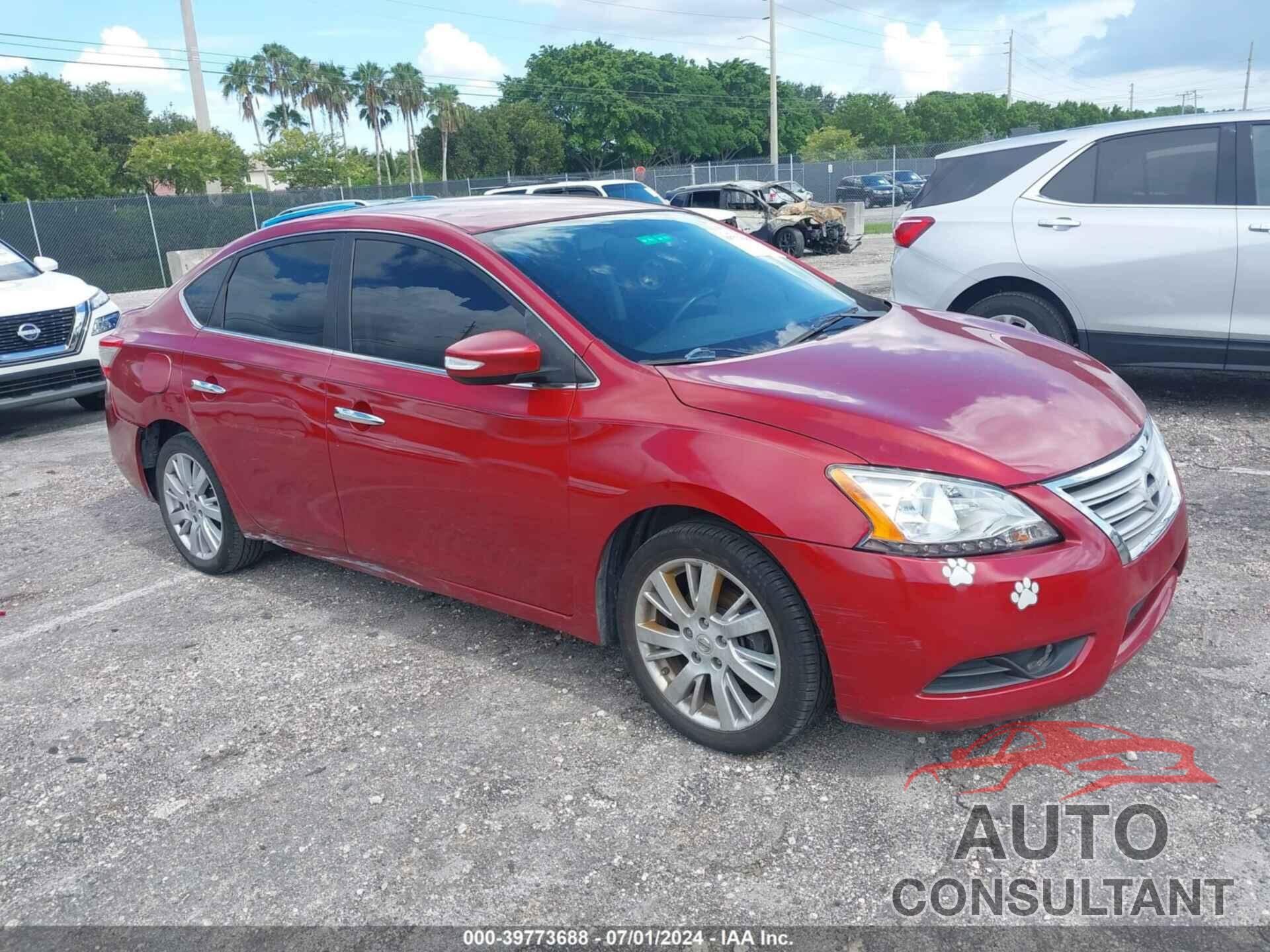 NISSAN SENTRA 2013 - 3N1AB7AP1DL693420