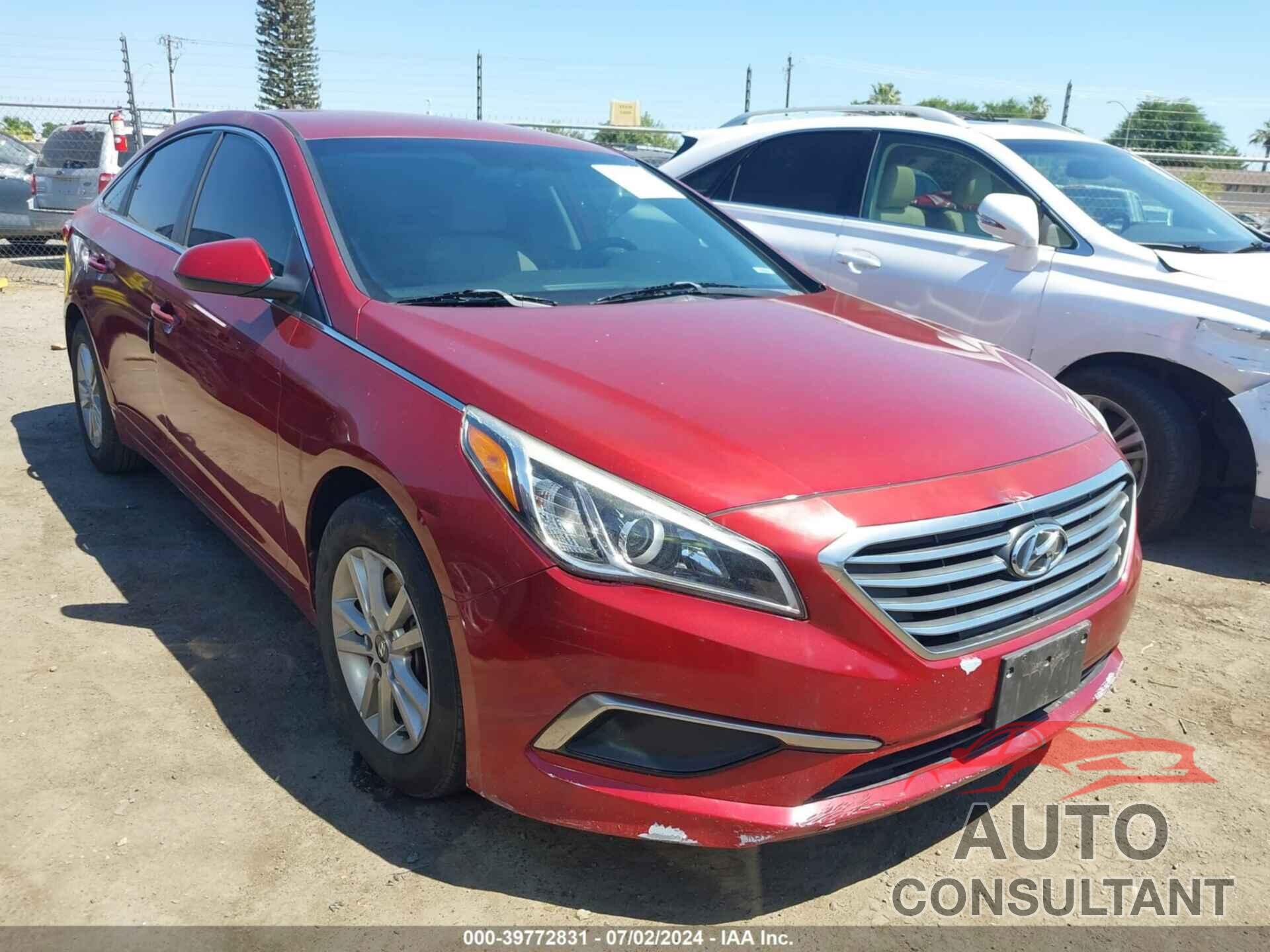 HYUNDAI SONATA 2016 - 5NPE24AF8GH392474