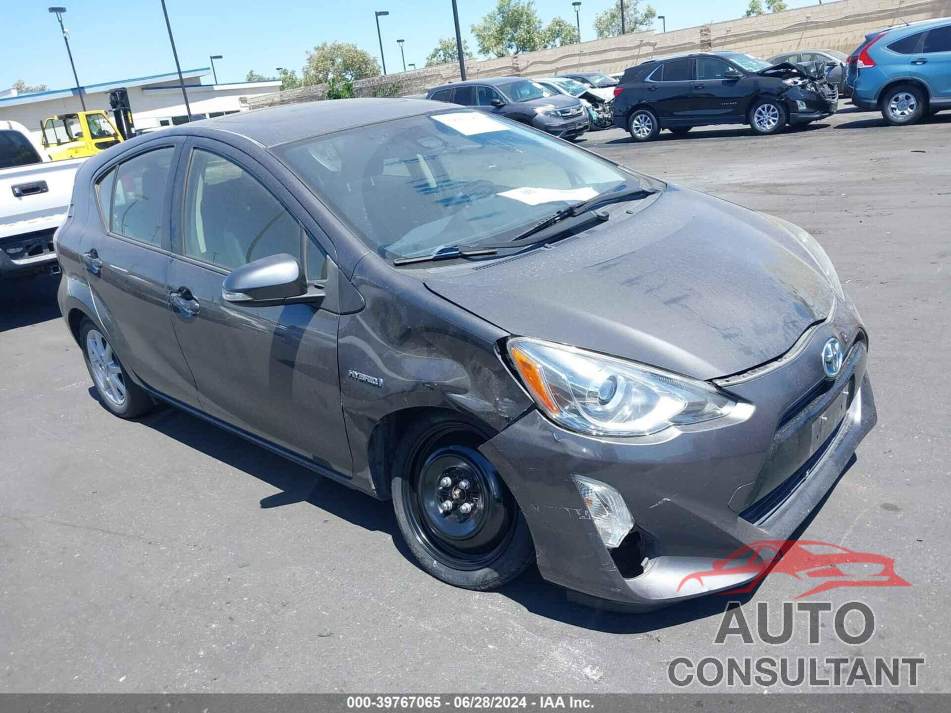 TOYOTA PRIUS C 2016 - JTDKDTB37G1122297