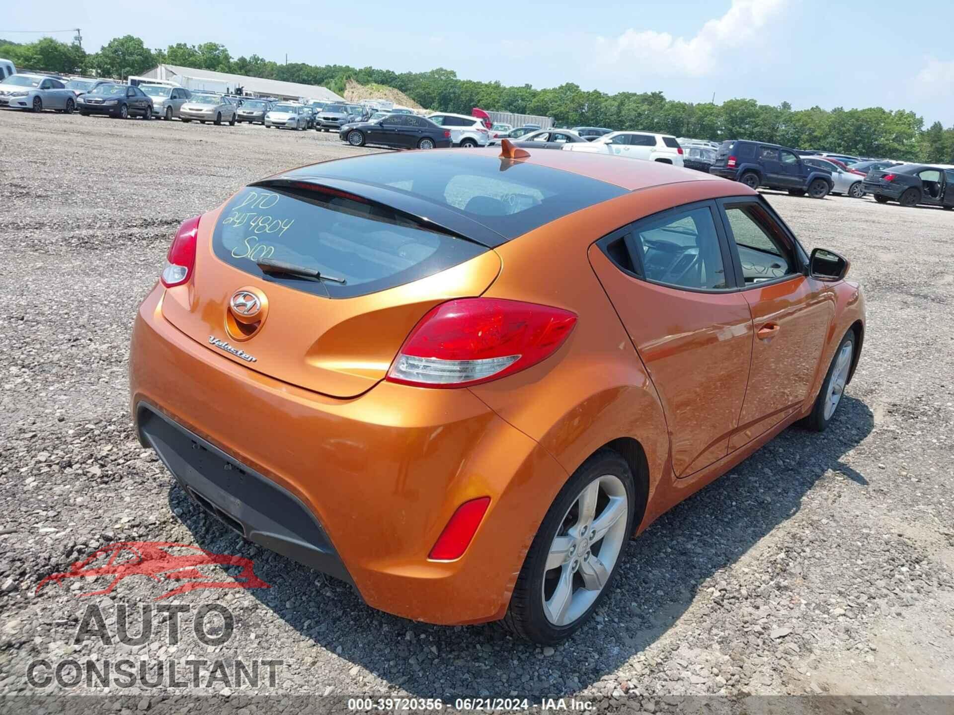 HYUNDAI VELOSTER 2013 - KMHTC6AD5DU166520