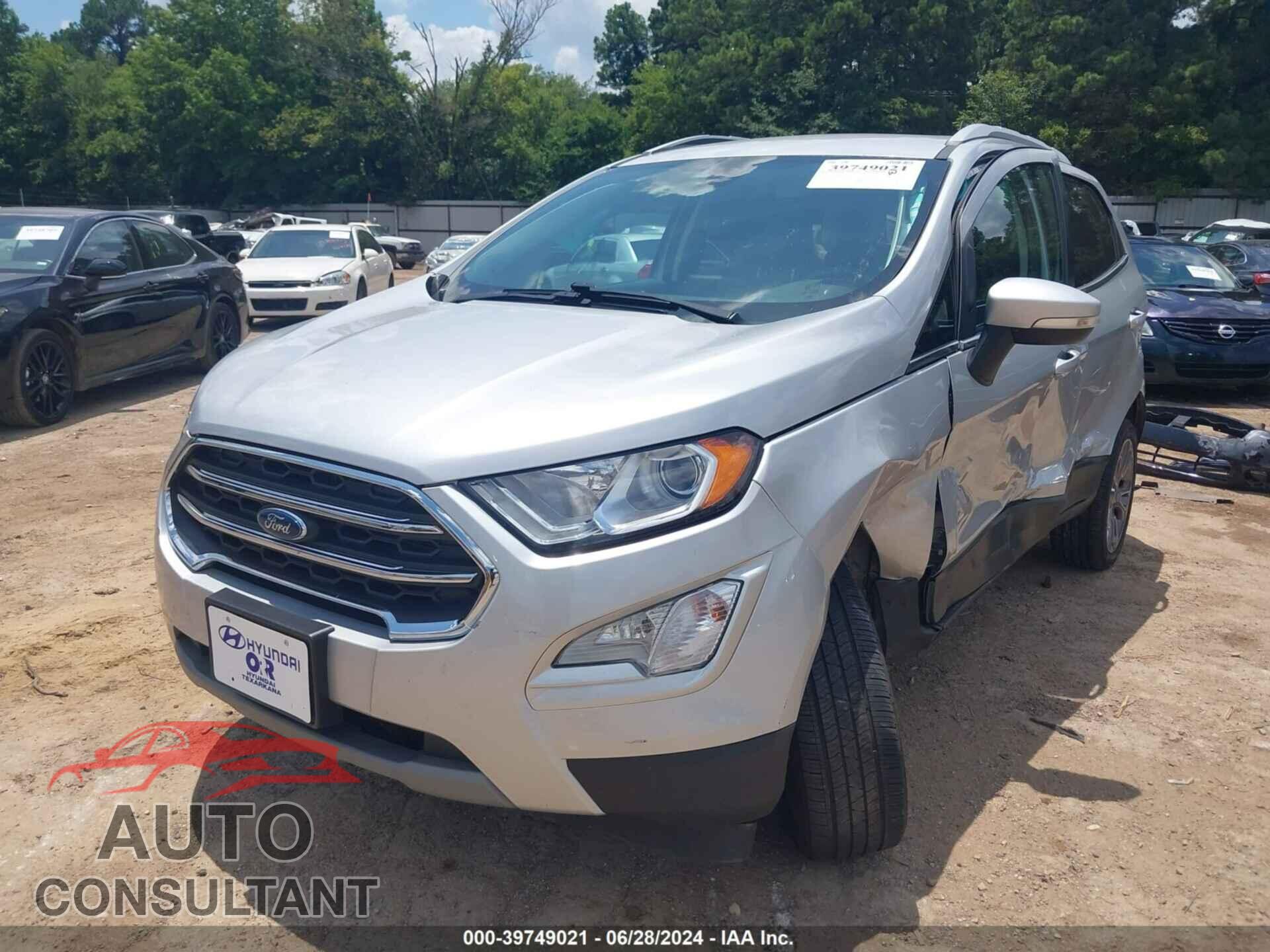 FORD ECOSPORT 2019 - MAJ6S3KL3KC277262