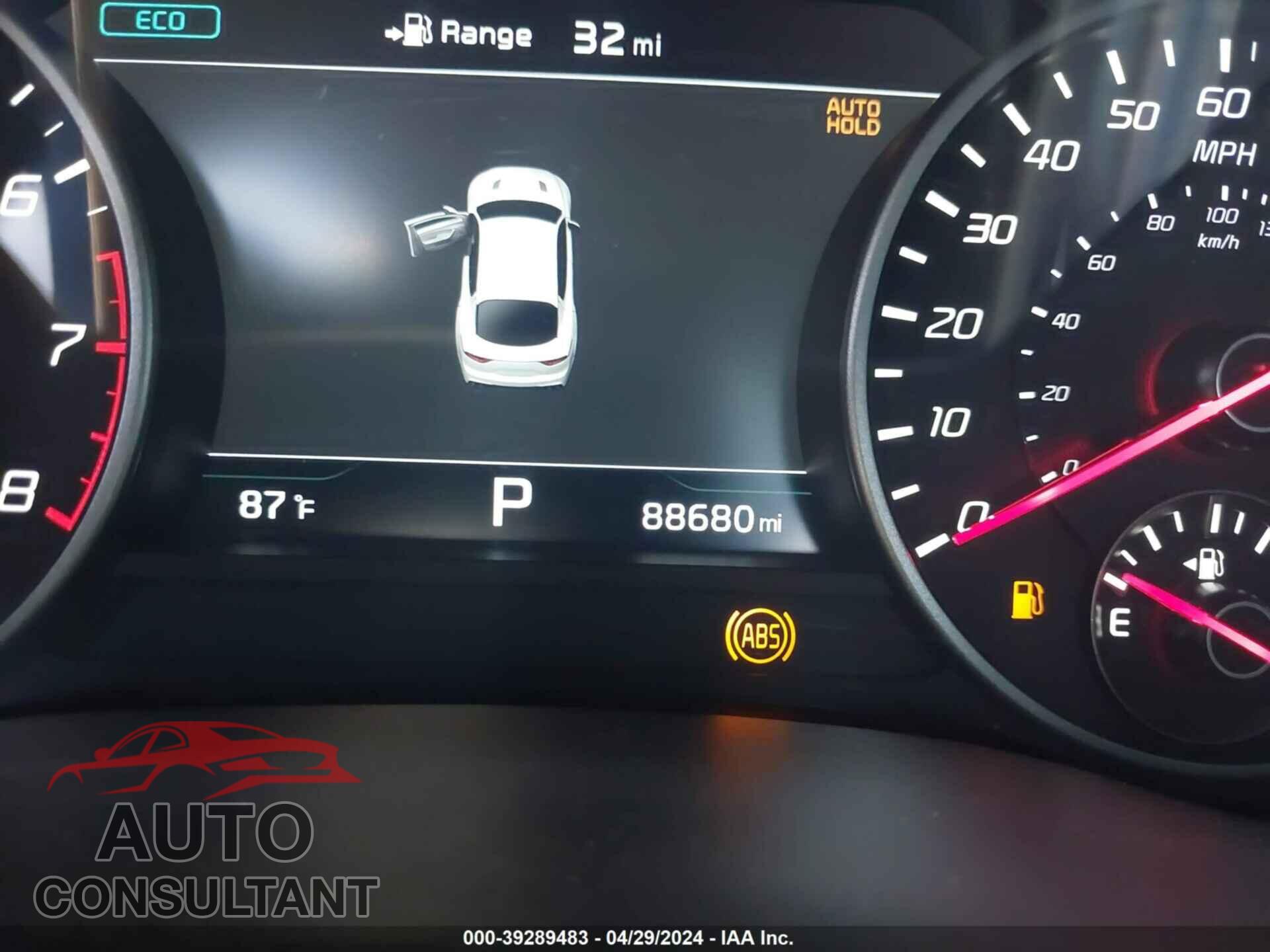 KIA STINGER 2019 - KNAE45LC9K6053029
