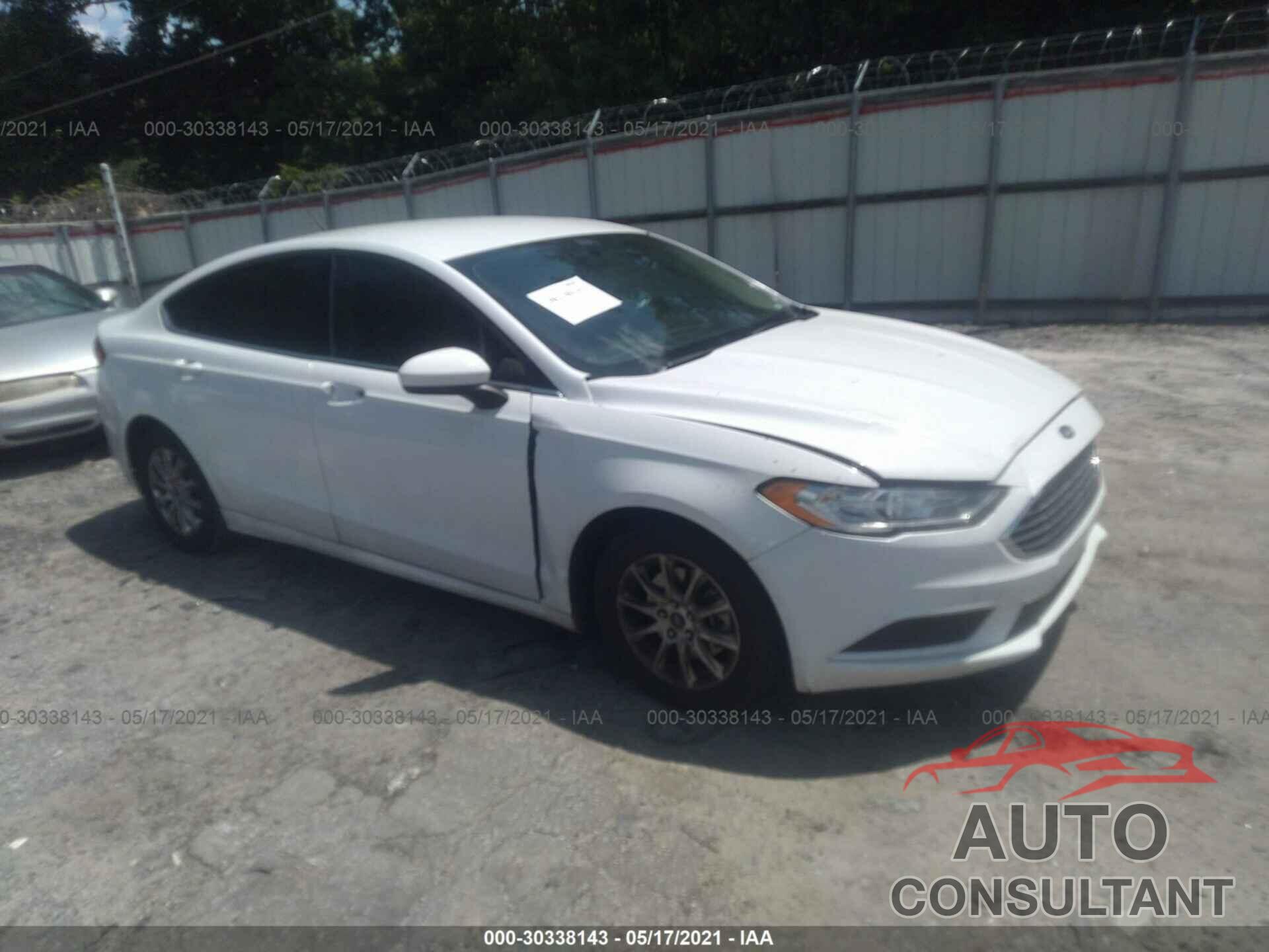 FORD FUSION 2017 - 3FA6P0G7XHR363271