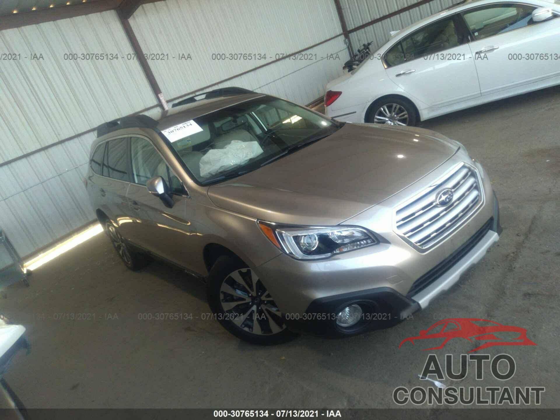 SUBARU OUTBACK 2016 - 4S4BSAJC9G3293502