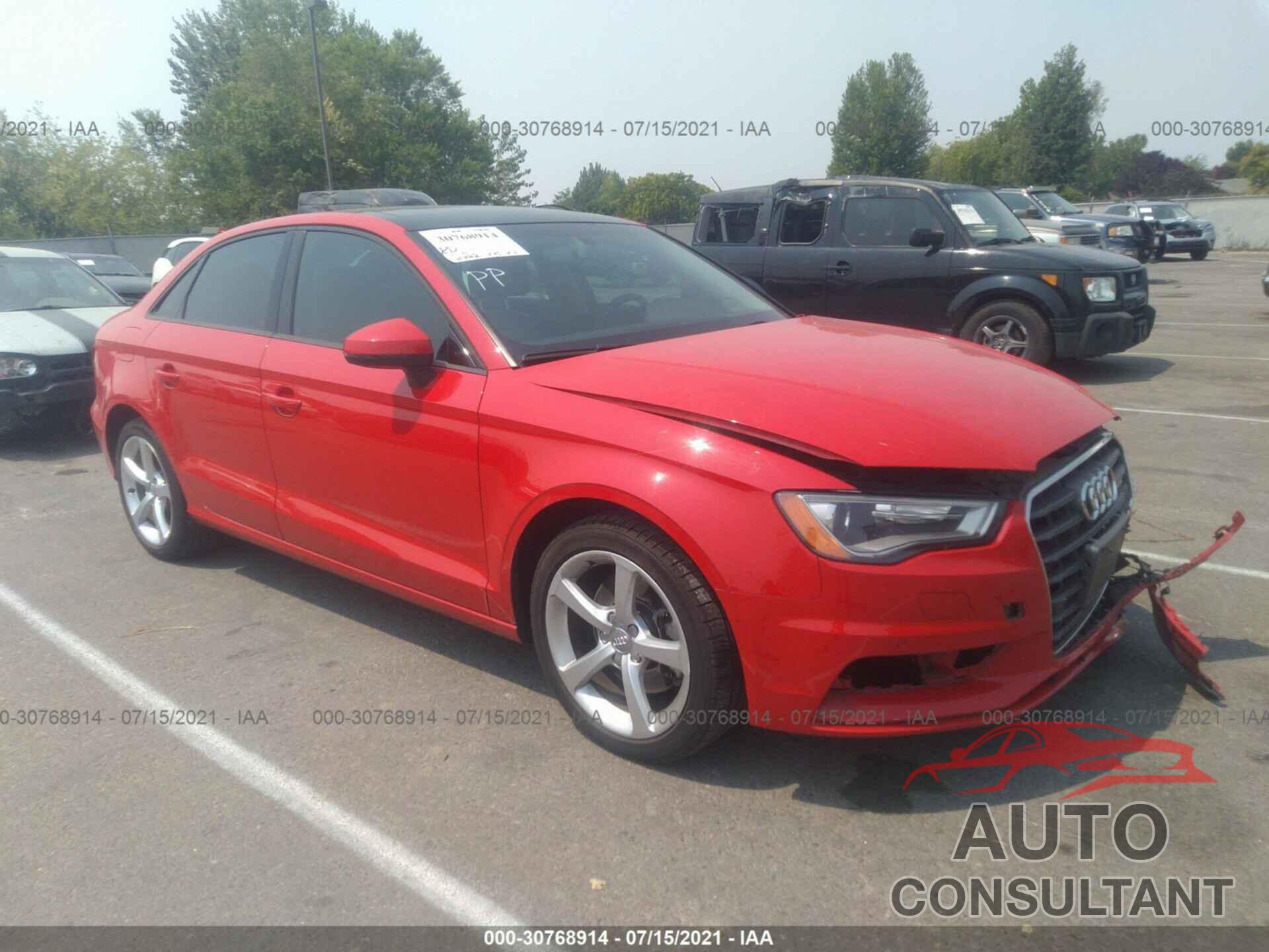 AUDI A3 2016 - WAUA7GFFXG1069459