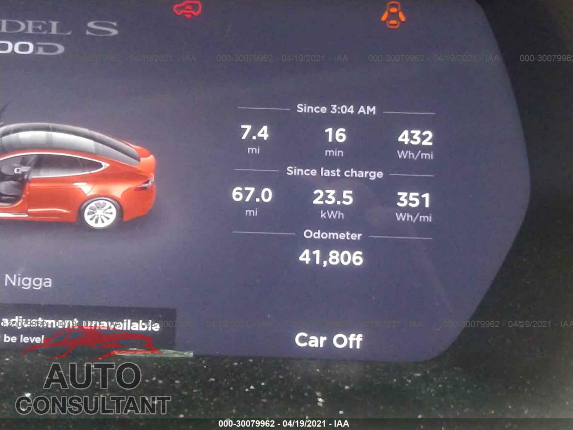 TESLA MODEL S 2018 - 5YJSA1E24JF249586