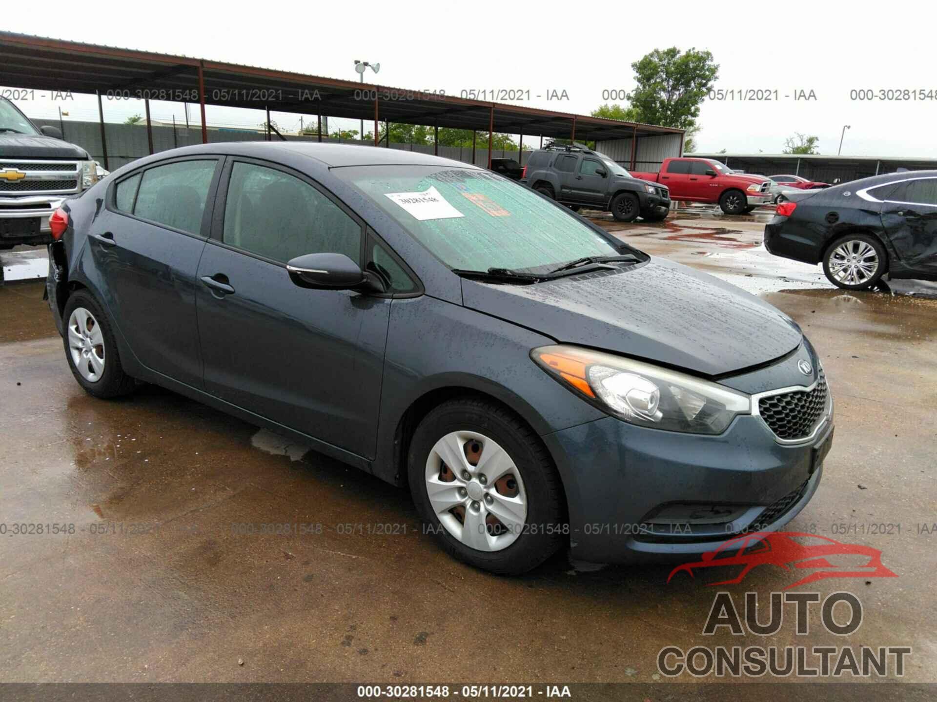 KIA FORTE 2016 - KNAFX4A61G5512604