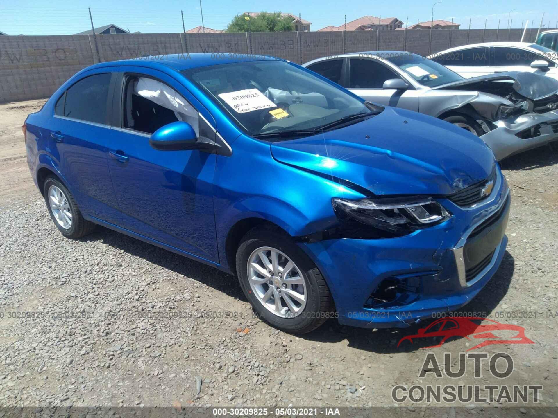 CHEVROLET SONIC 2020 - 1G1JD5SBXL4122911