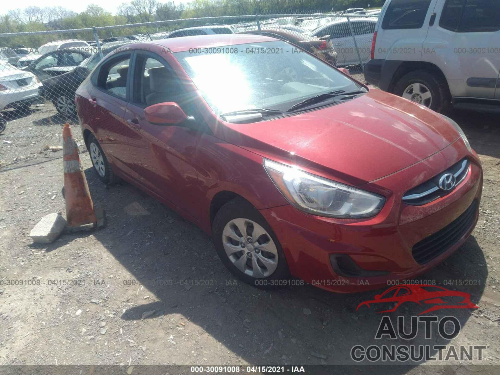 HYUNDAI ACCENT 2017 - KMHCT4AE9HU376136
