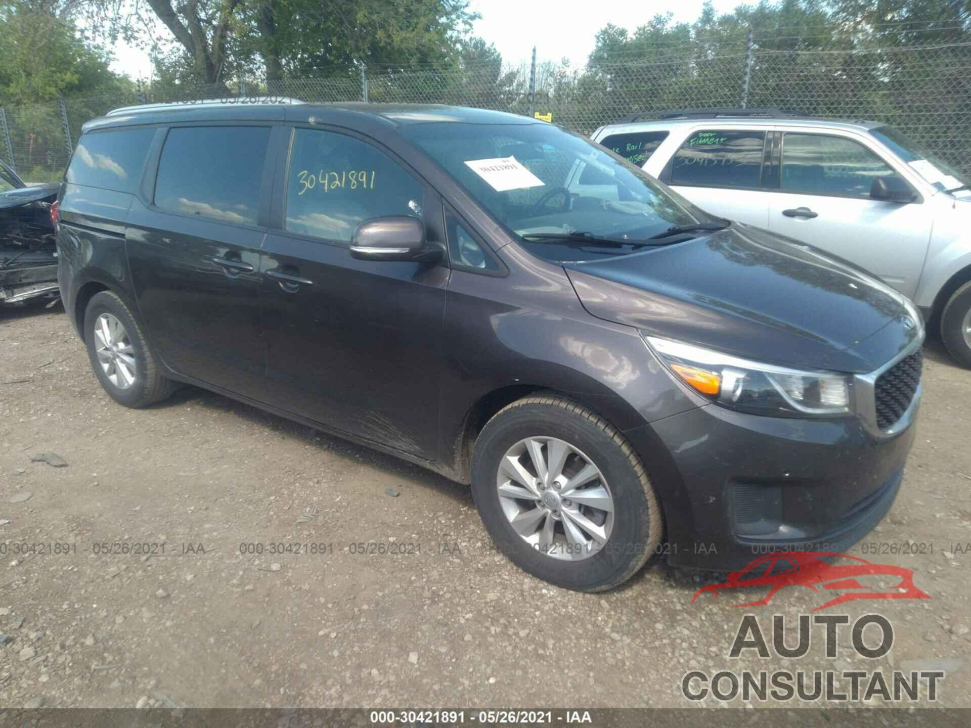 KIA SEDONA 2017 - KNDMB5C12H6269168