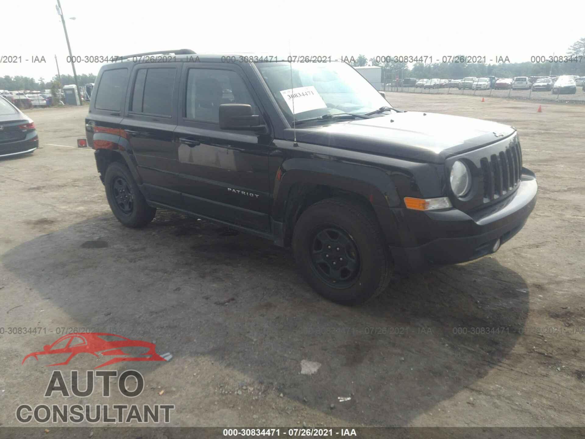 JEEP PATRIOT 2017 - 1C4NJRBB3HD110308