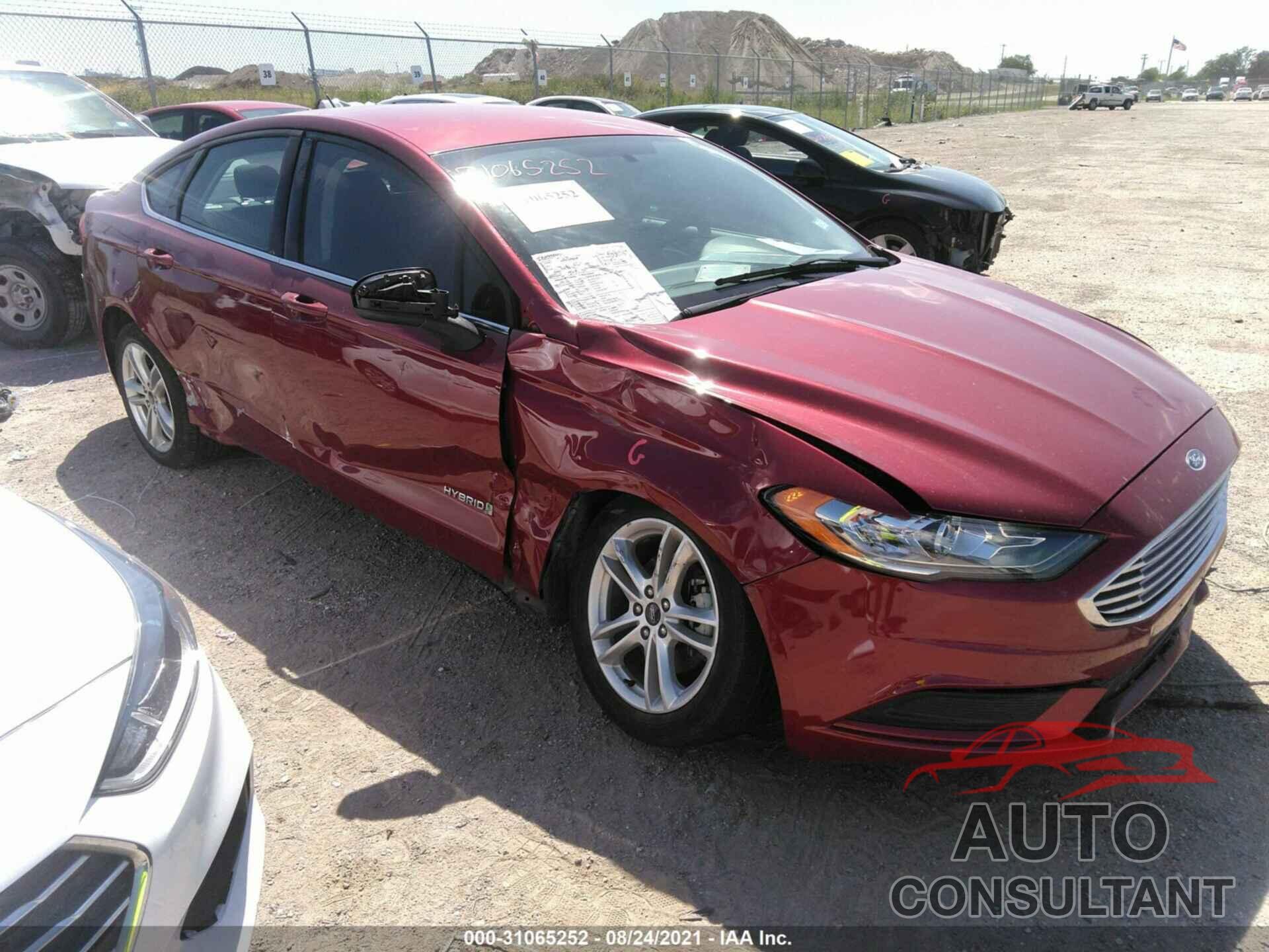 FORD FUSION HYBRID 2018 - 3FA6P0LU7JR208646