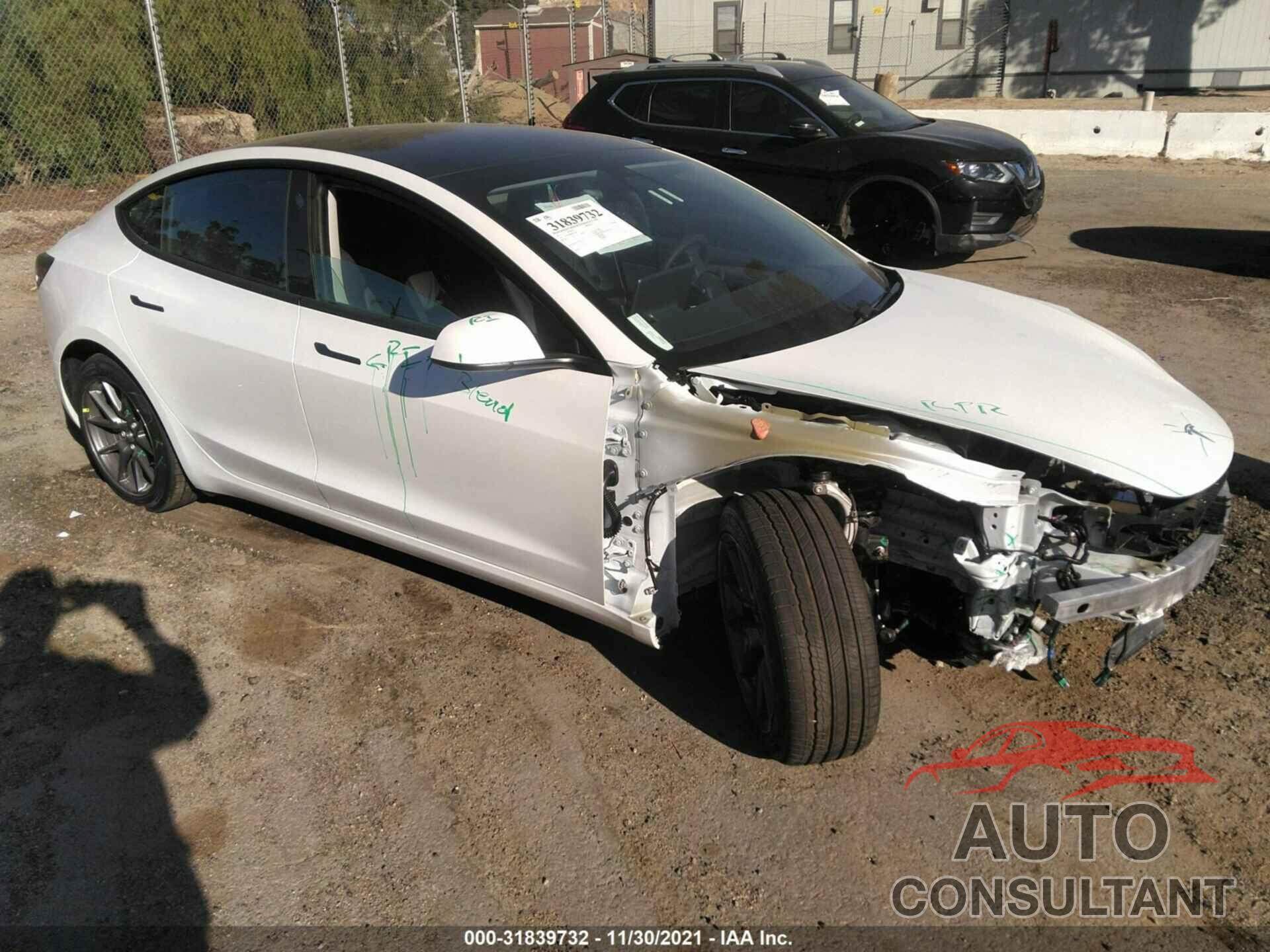 TESLA MODEL 3 2021 - 5YJ3E1EB8MF071632