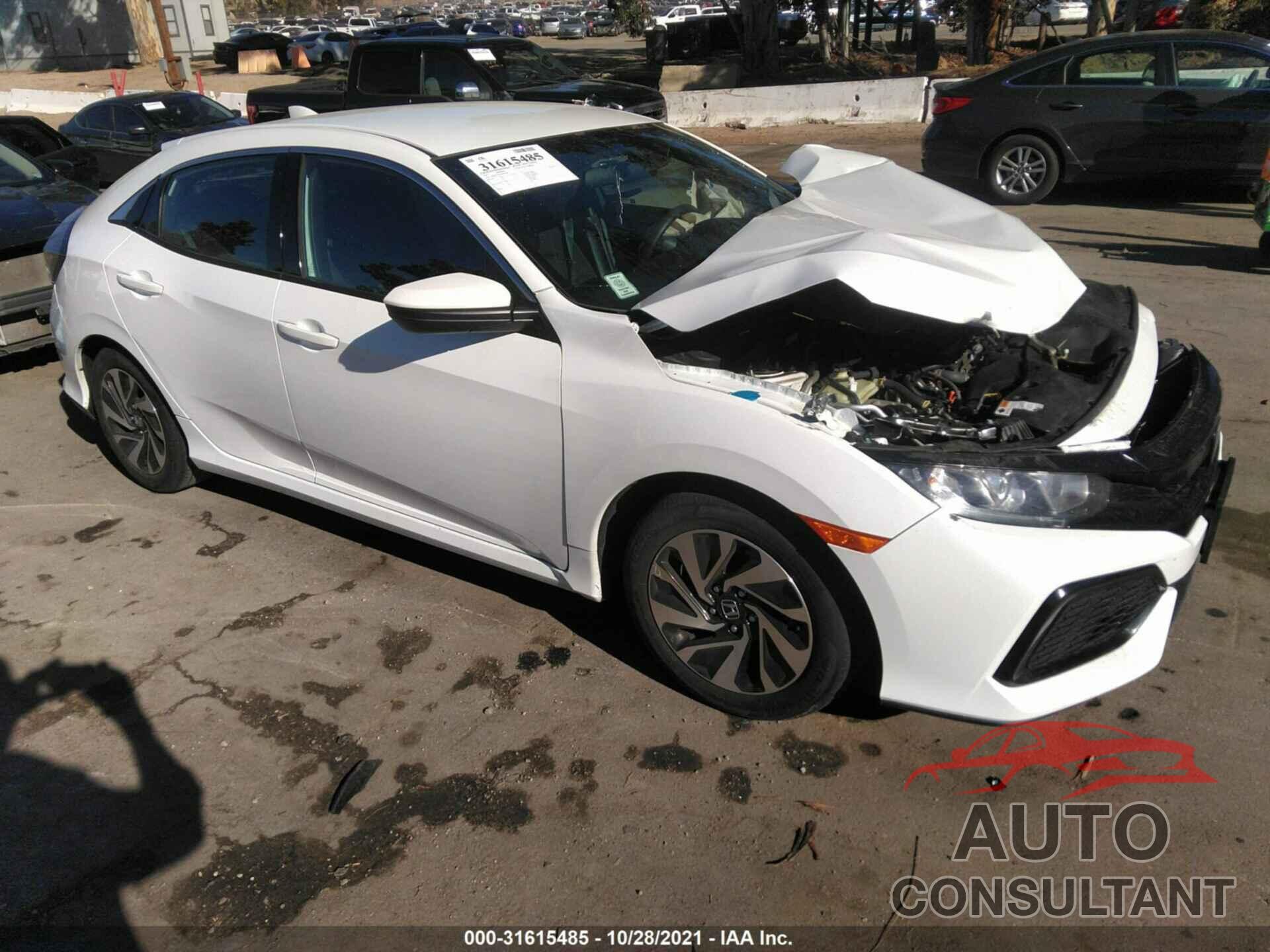HONDA CIVIC HATCHBACK 2017 - SHHFK7H22HU407087