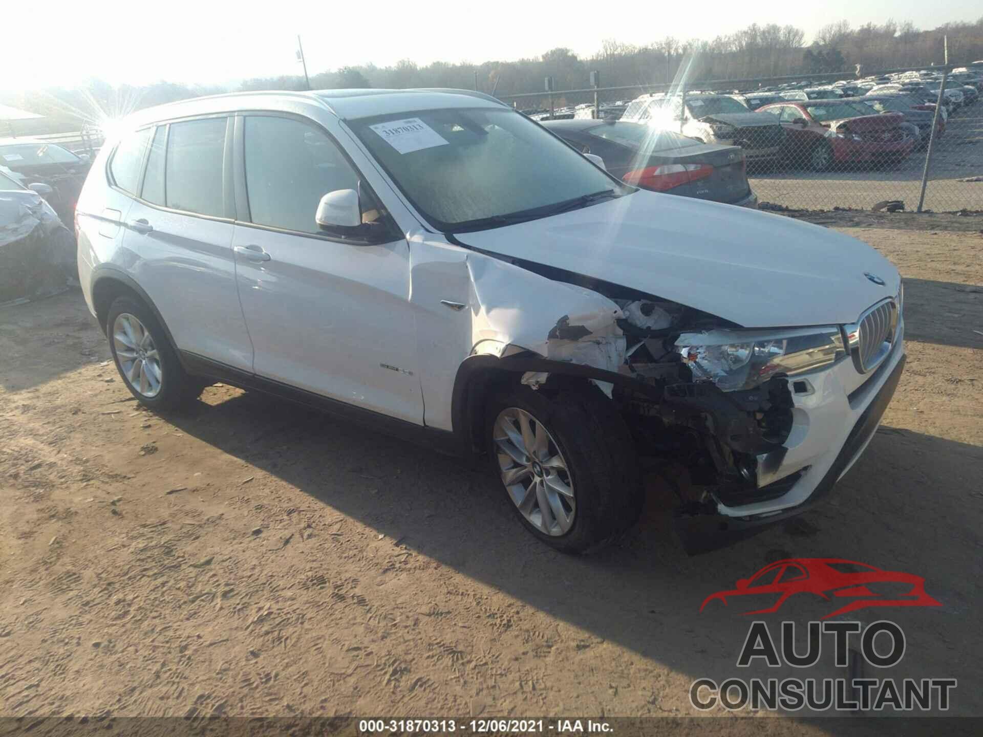 BMW X3 2017 - 5UXWZ7C33H0X42708