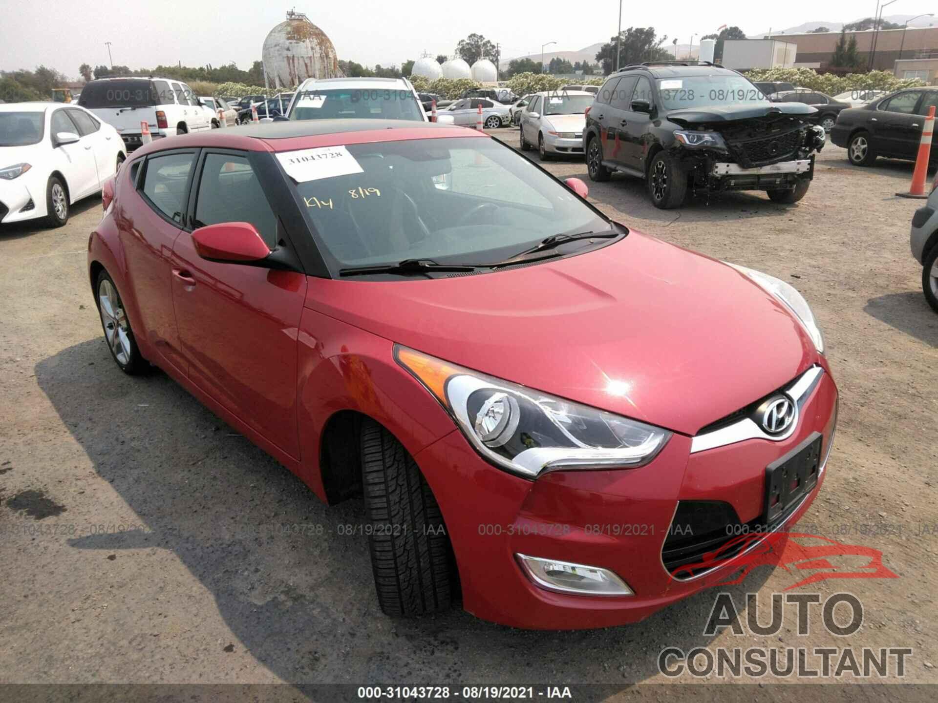 HYUNDAI VELOSTER 2016 - KMHTC6AD5GU251815