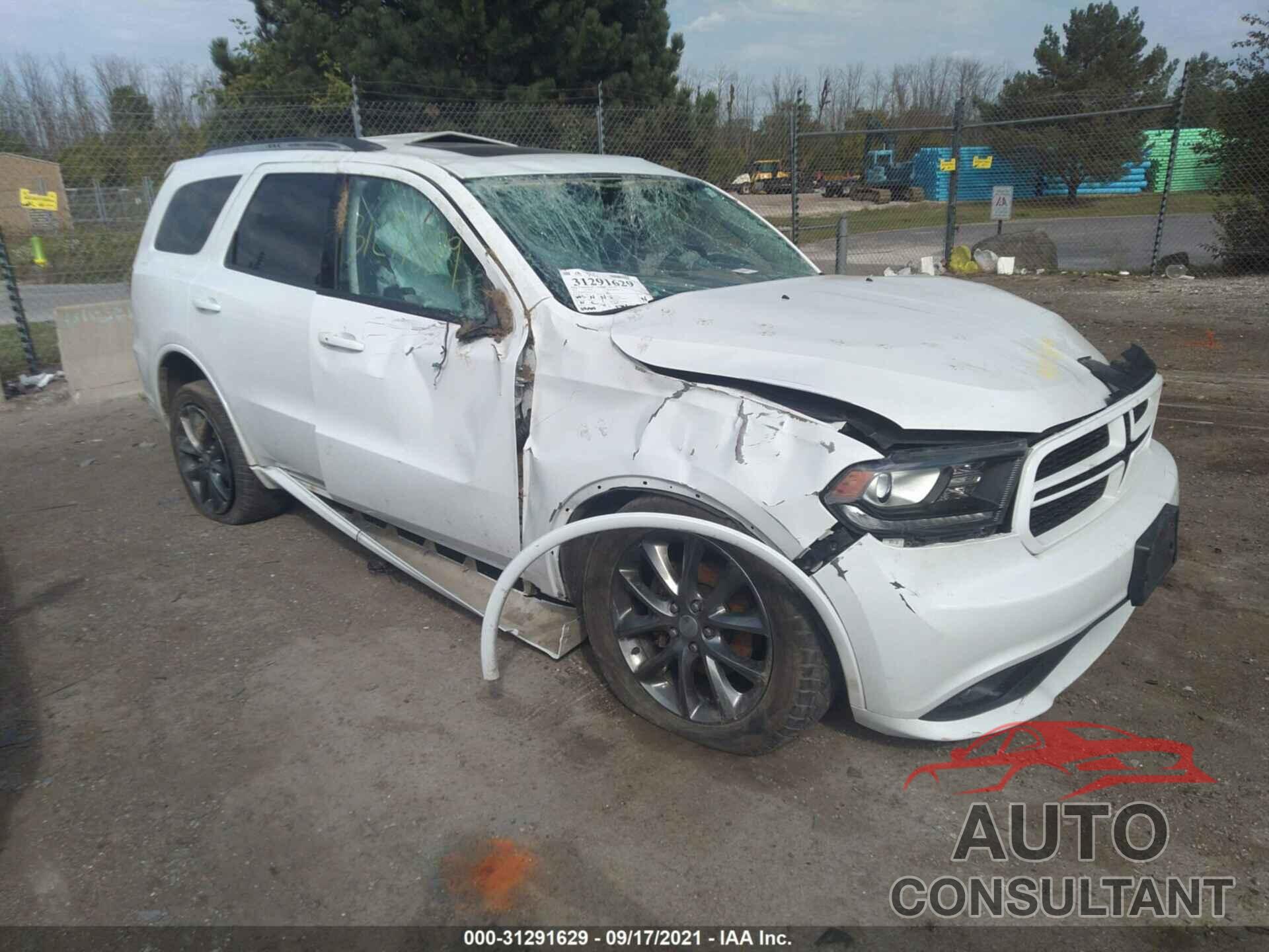 DODGE DURANGO 2017 - 1C4RDJDG4HC661081