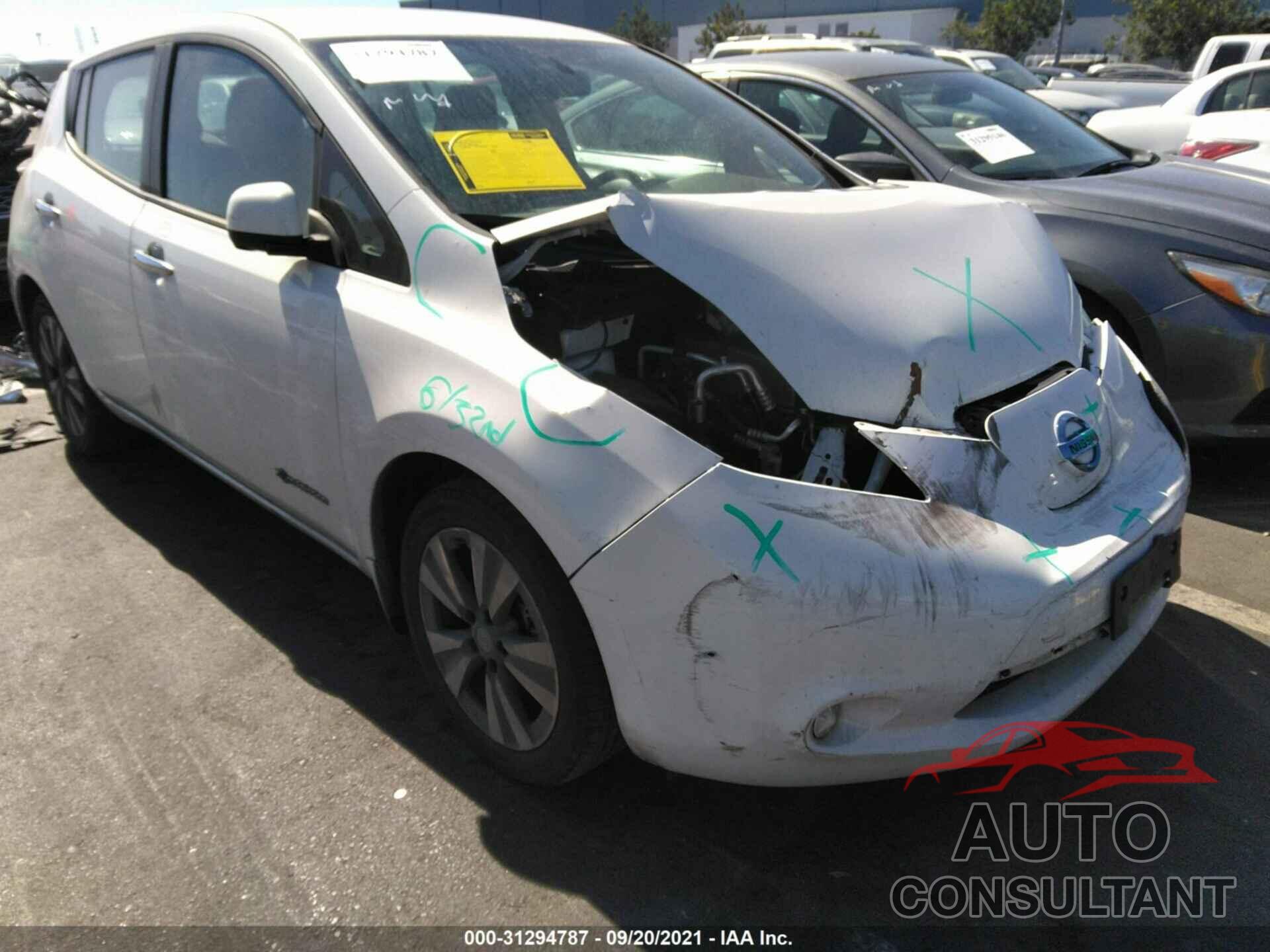 NISSAN LEAF 2016 - 1N4BZ0CP8GC300665