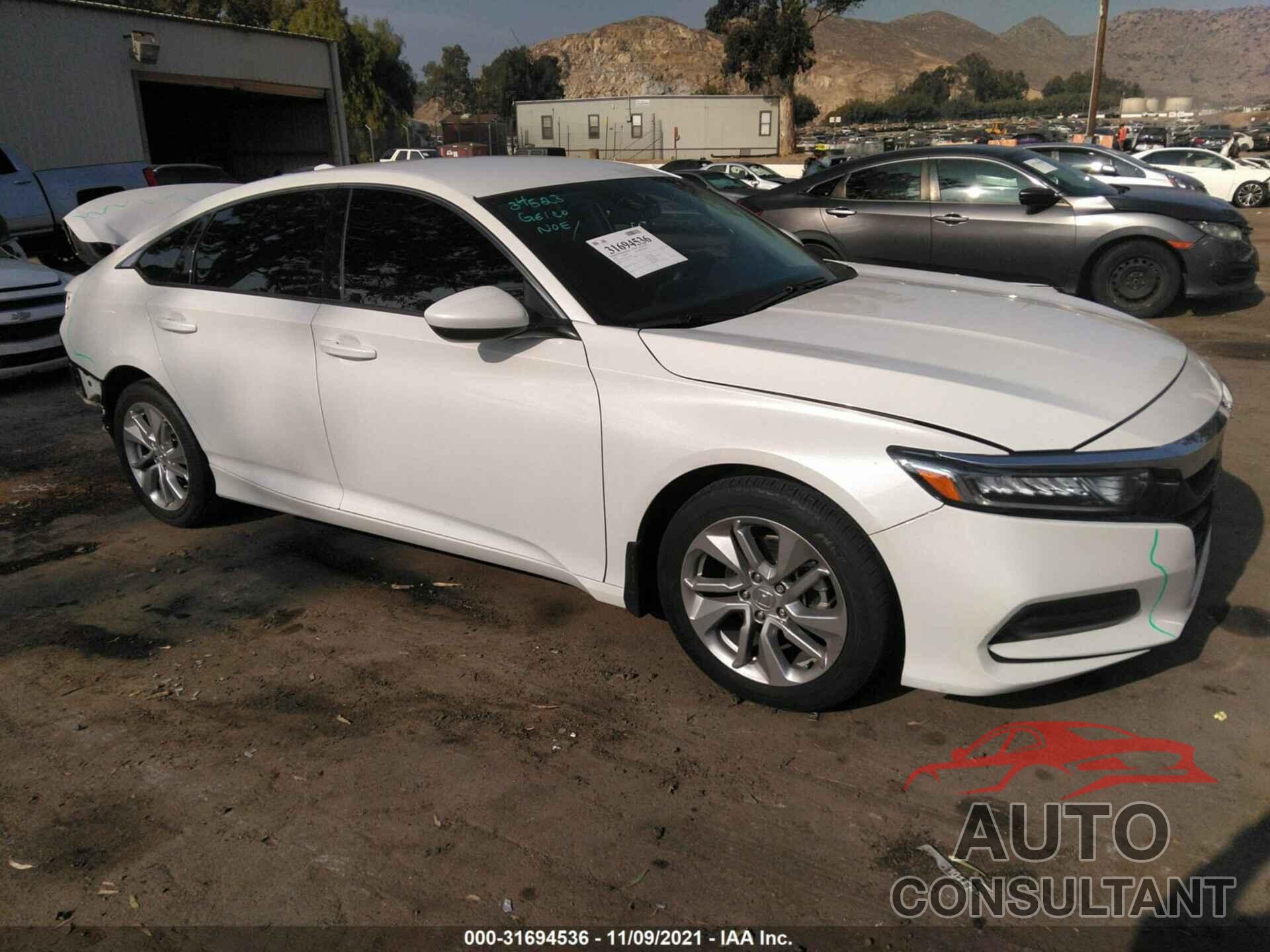 HONDA ACCORD SEDAN 2019 - 1HGCV1F17KA119506
