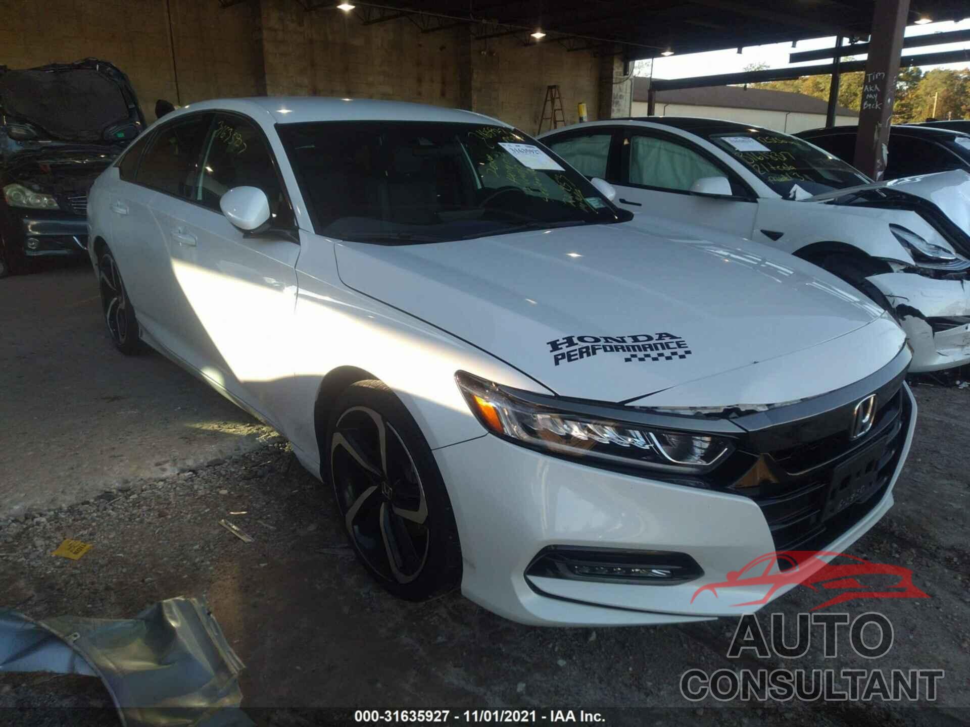 HONDA ACCORD SEDAN 2019 - 1HGCV1F37KA053296