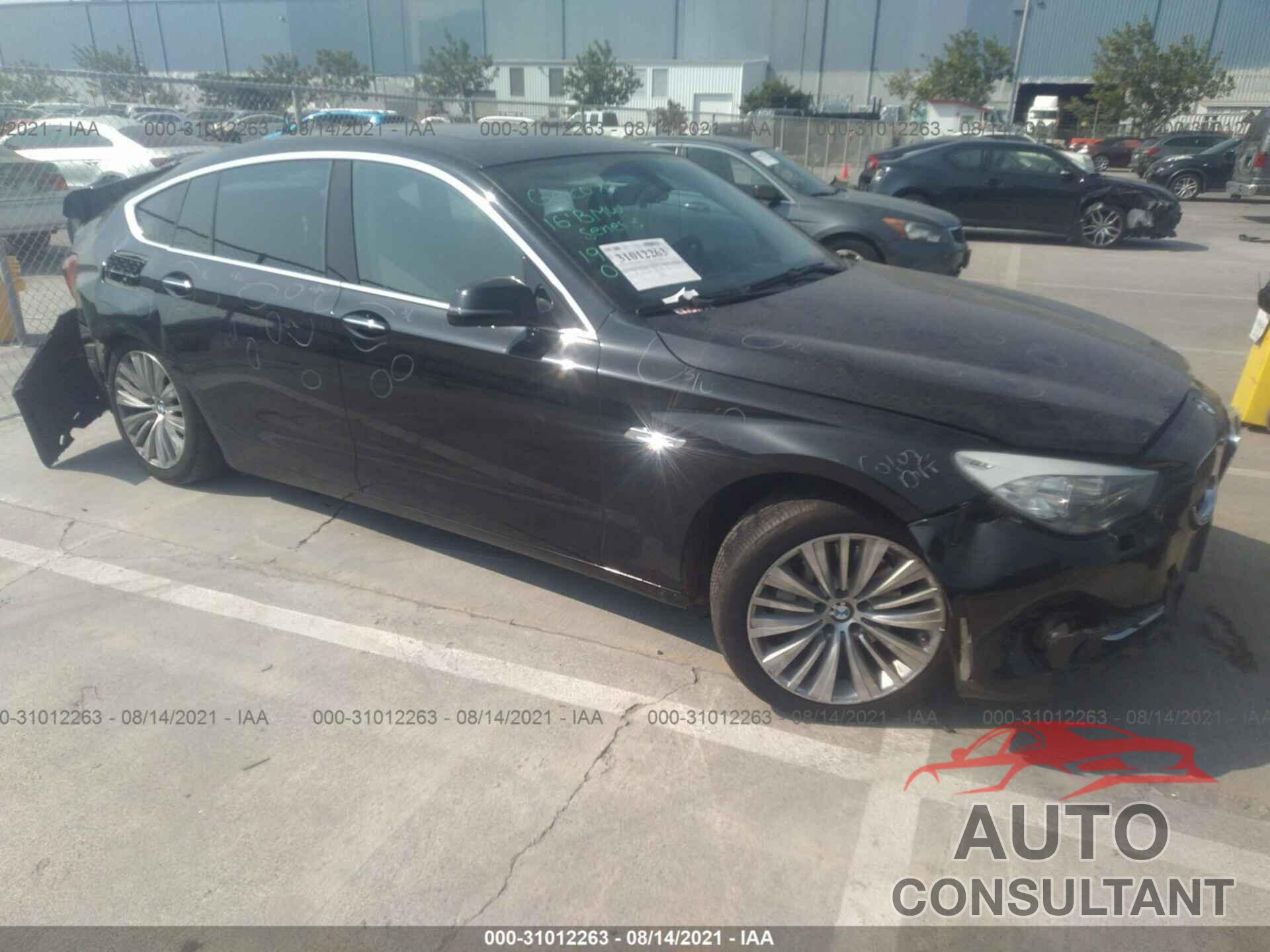 BMW 5 SERIES GRAN TURISMO 2016 - WBA5M2C57GGH99371