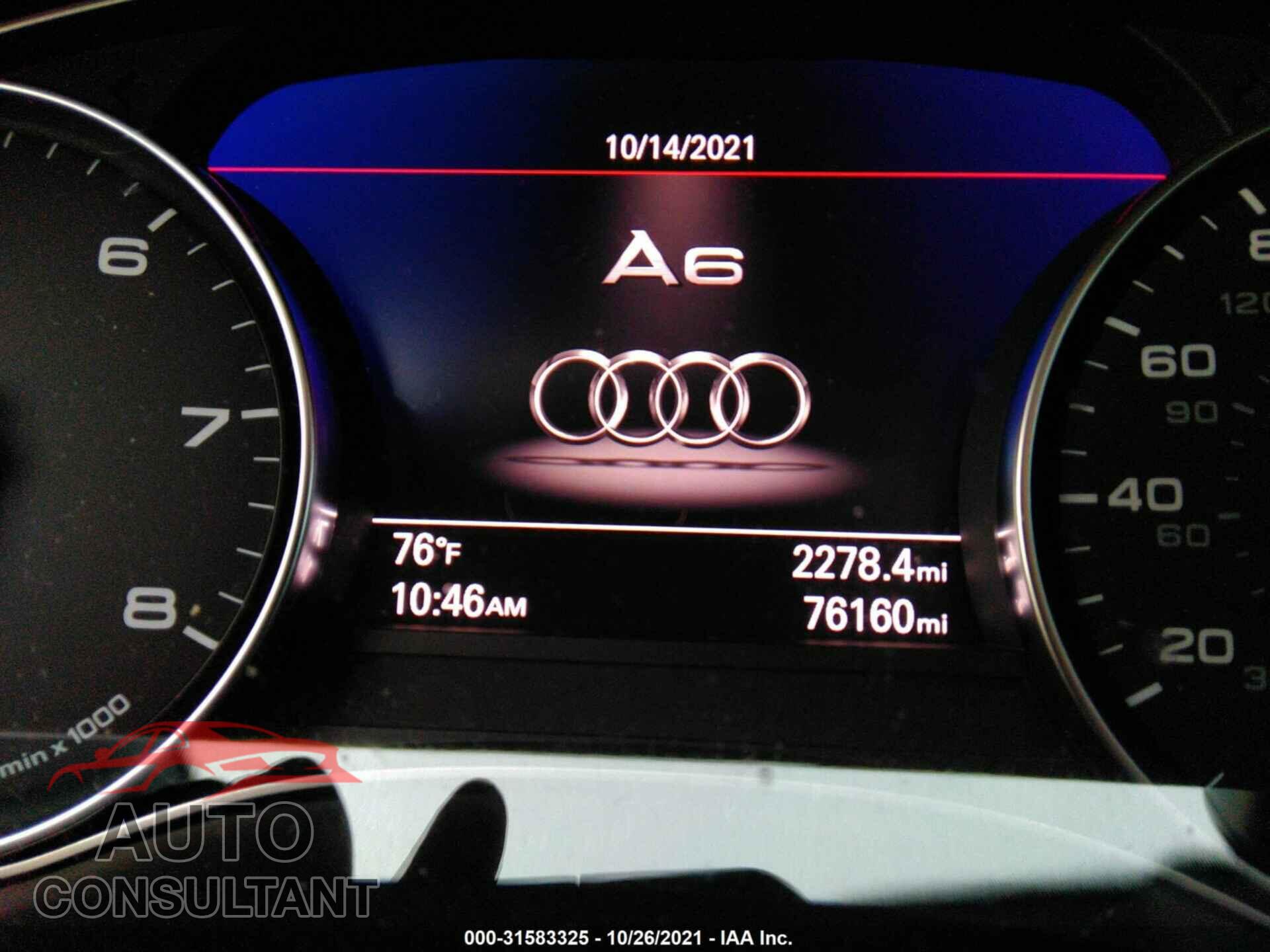 AUDI A6 2017 - WAUC8AFC1HN066680