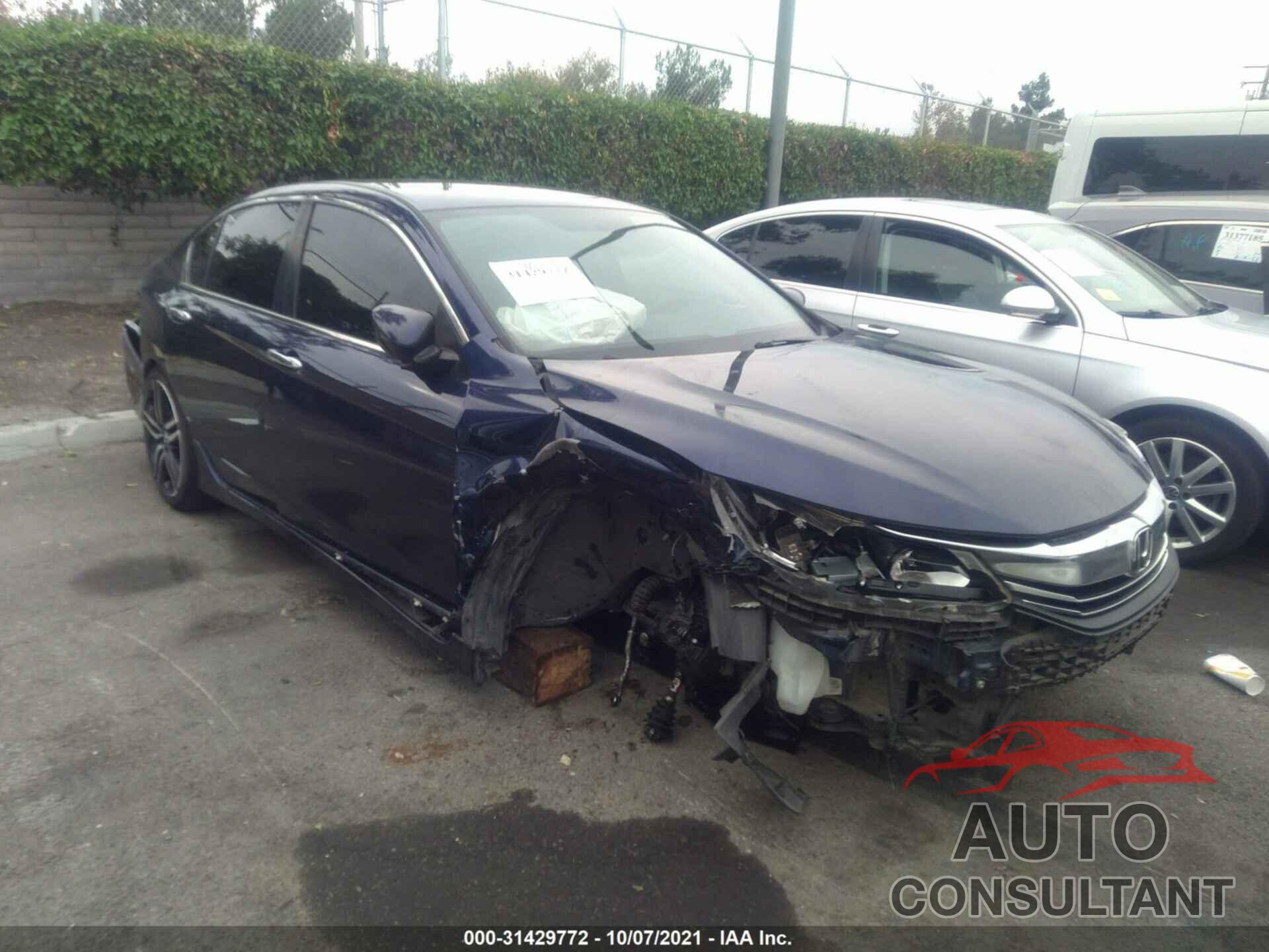 HONDA ACCORD SEDAN 2016 - 1HGCR2F51GA204698