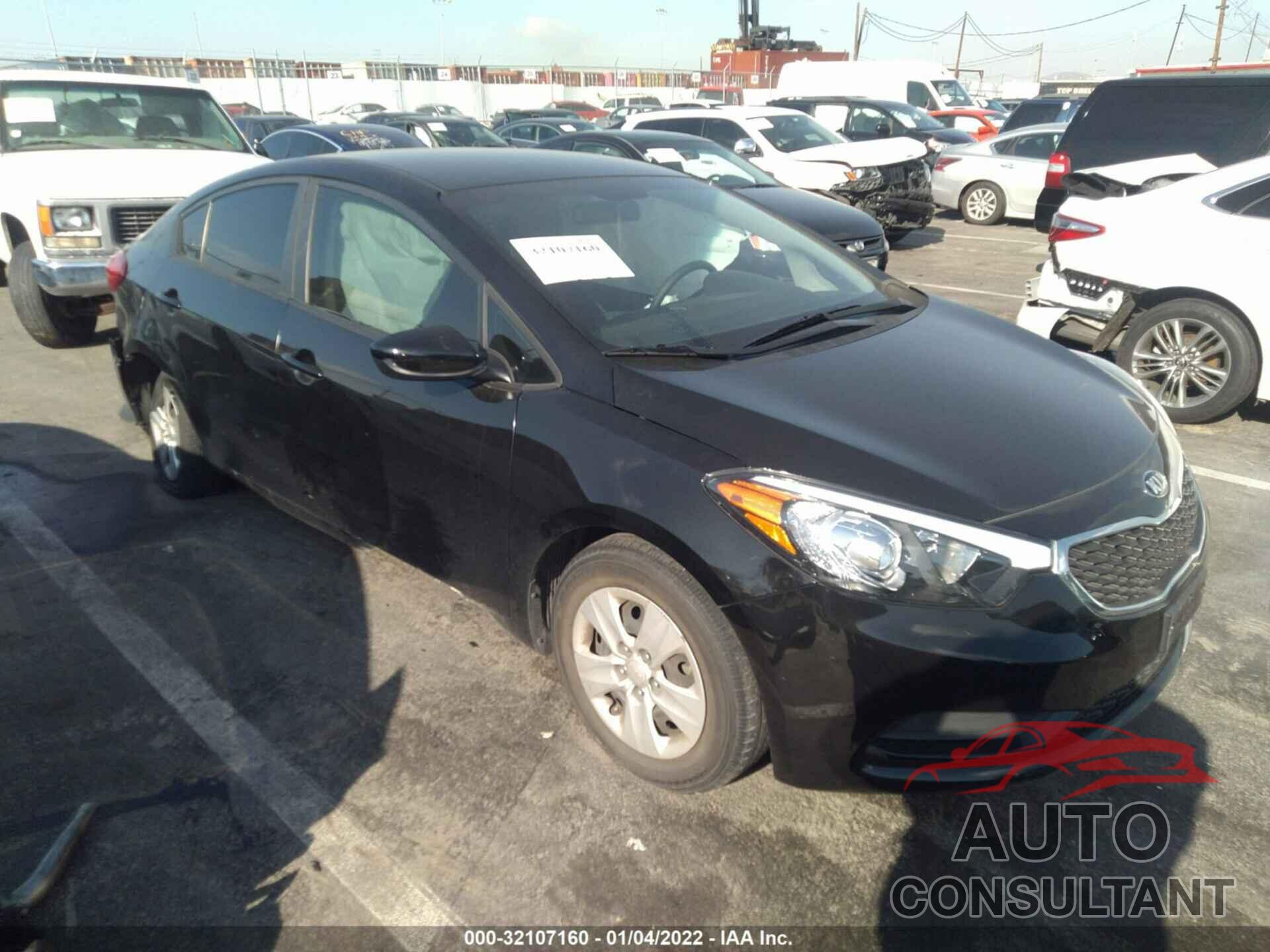 KIA FORTE 2016 - KNAFK4A64G5609603