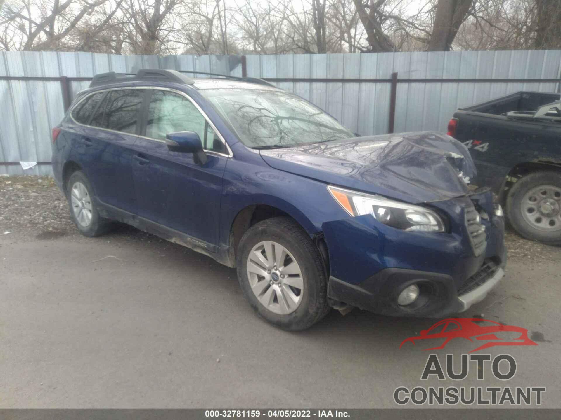 SUBARU OUTBACK 2017 - 4S4BSAHC6H3413067