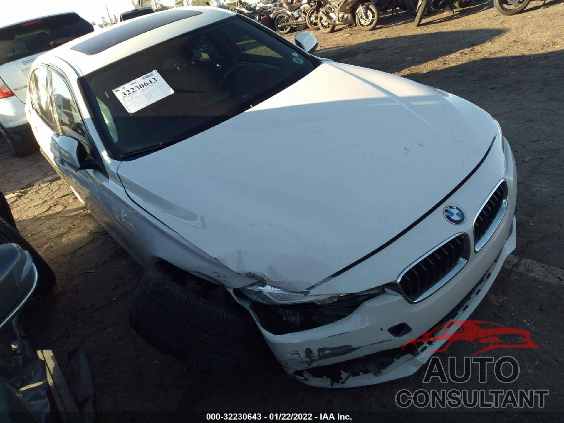 BMW 3 SERIES 2016 - WBA8E9G58GNT82928