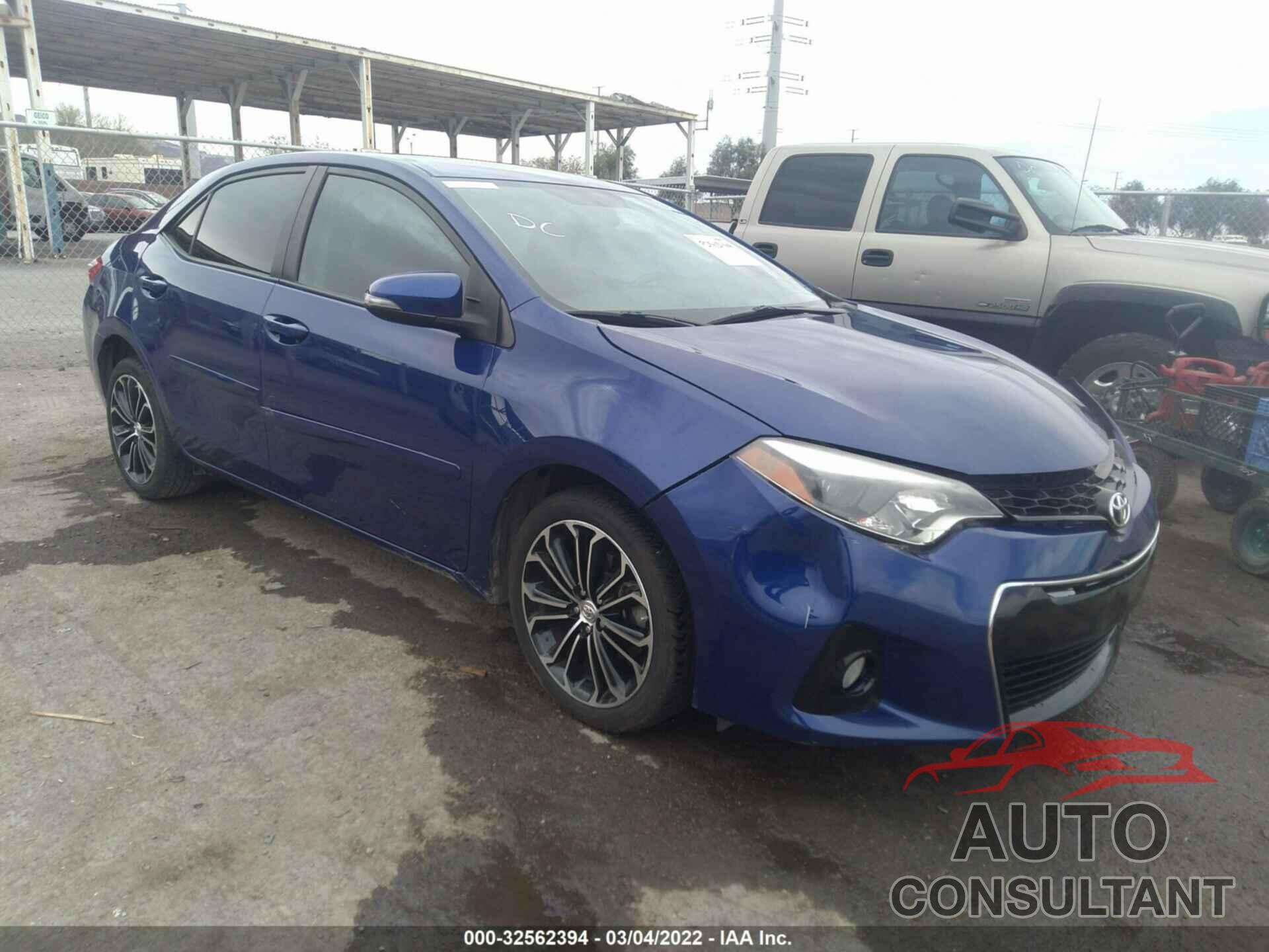 TOYOTA COROLLA 2016 - 2T1BURHE7GC620068