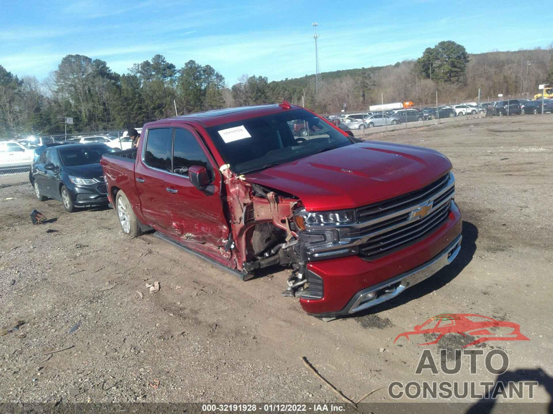 CHEVROLET SILVERADO 1500 2021 - 3GCUYHEL2MG286026
