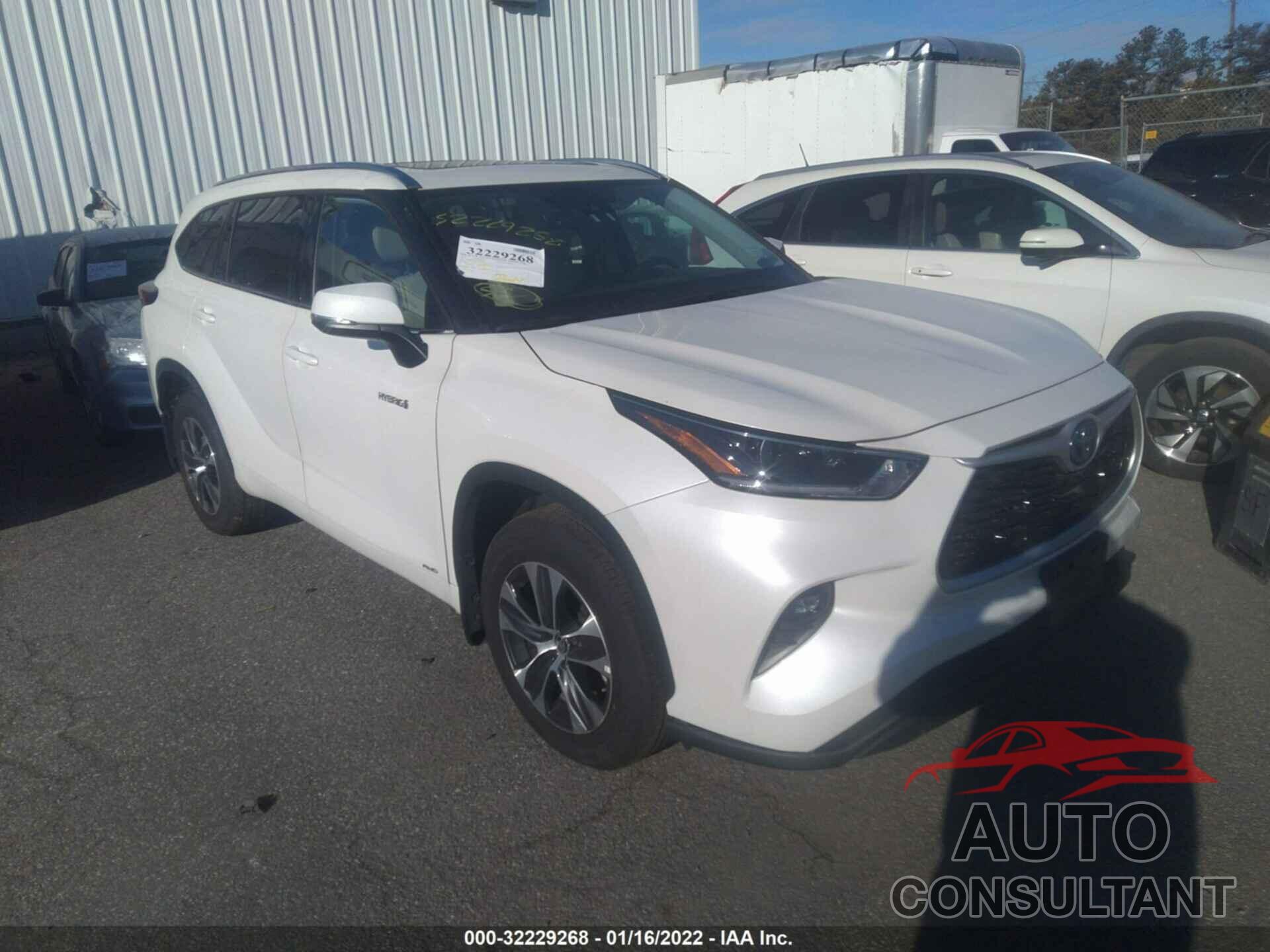 TOYOTA HIGHLANDER 2021 - 5TDHBRCH7MS038489