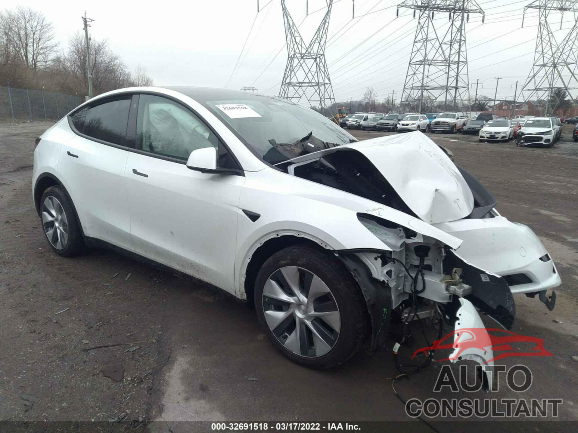 TESLA MODEL Y 2021 - 5YJYGDEE9MF211277