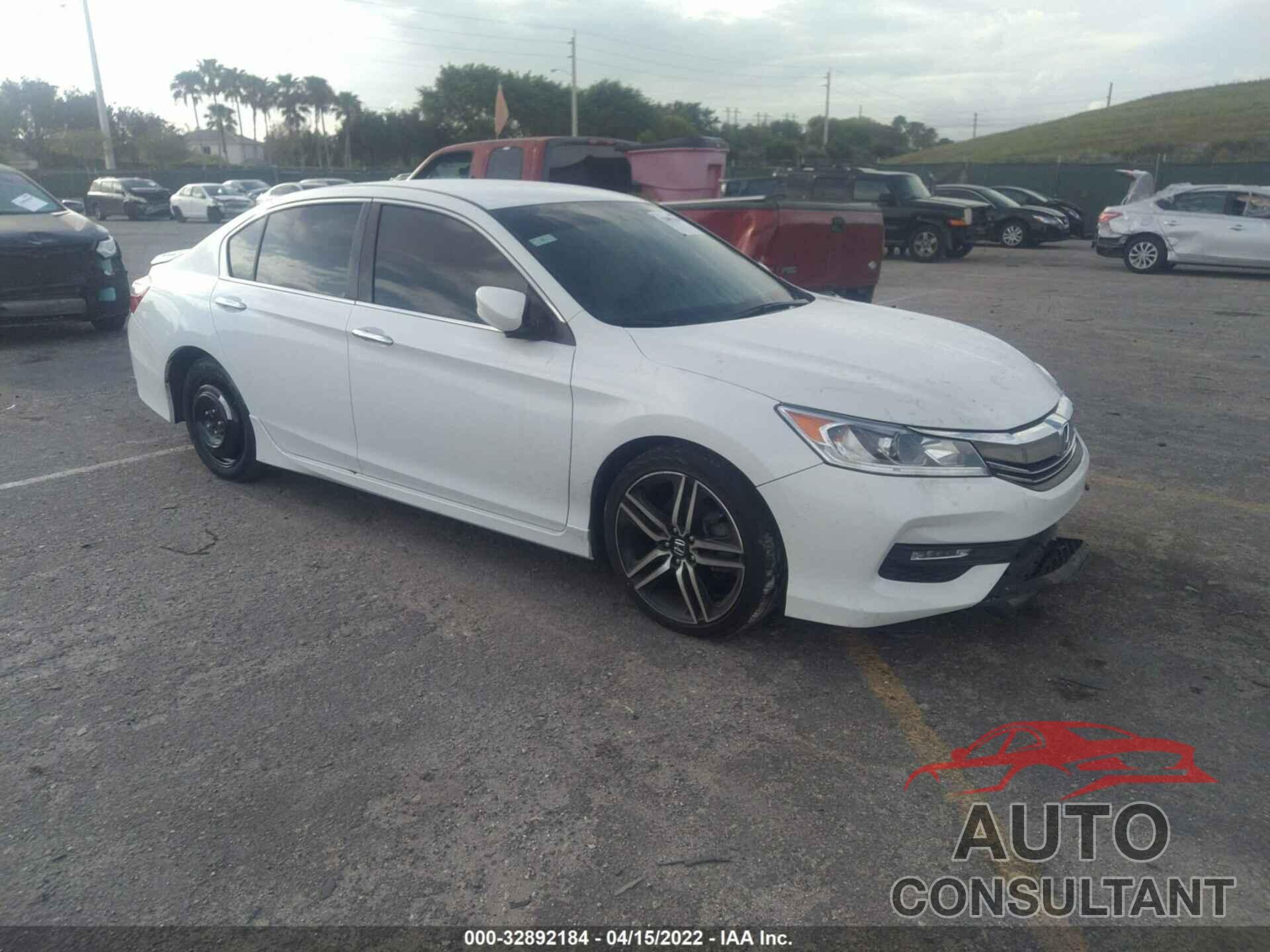 HONDA ACCORD SEDAN 2016 - 1HGCR2F51GA177700