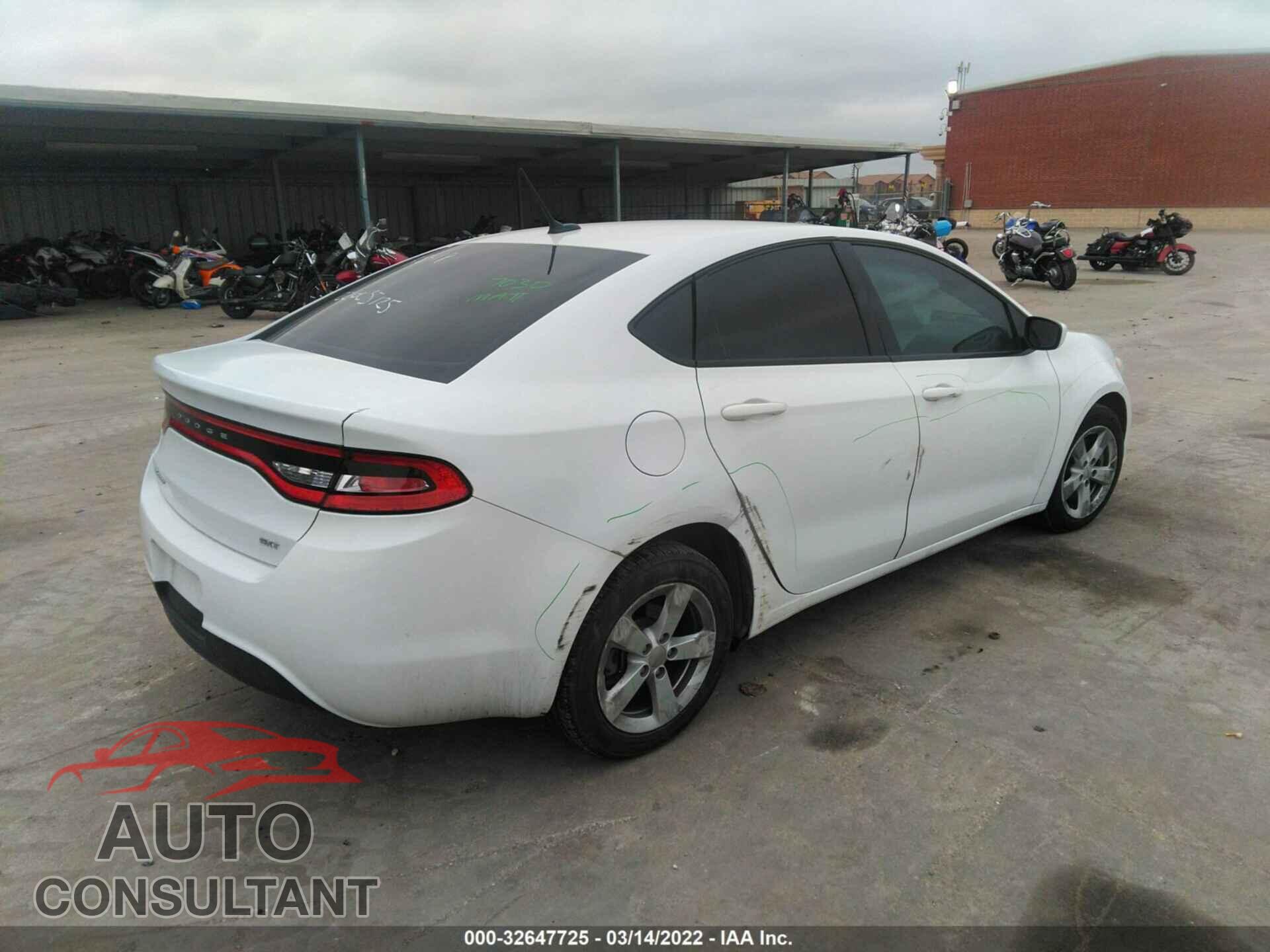 DODGE DART 2016 - 1C3CDFFA7GD816151