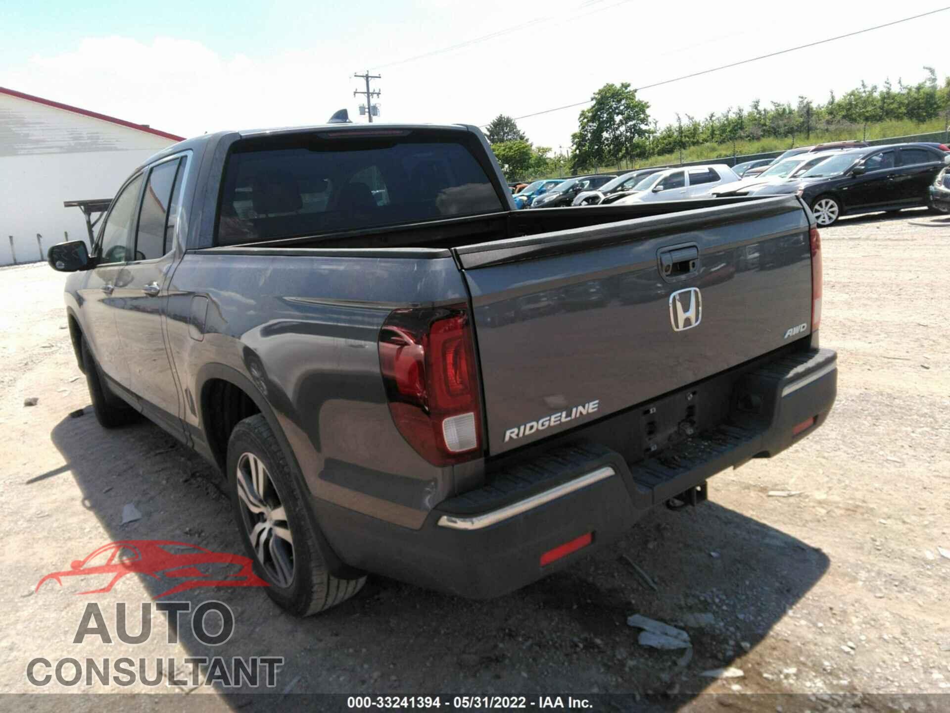 HONDA RIDGELINE 2017 - 5FPYK3F49HB035617