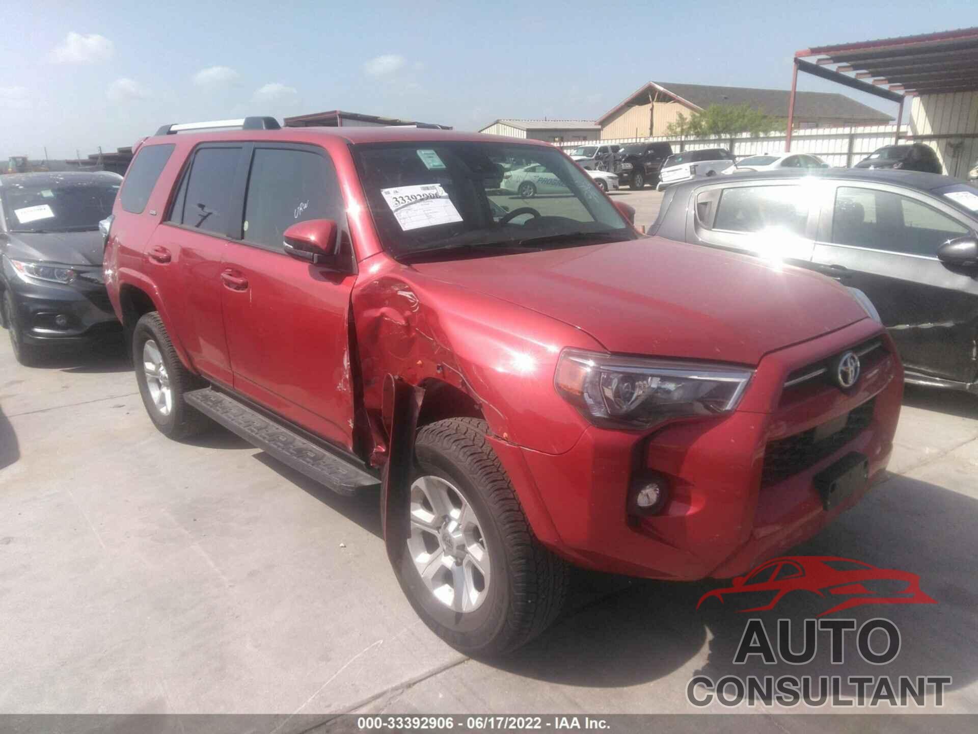 TOYOTA 4RUNNER 2021 - JTENU5JR4M5934056