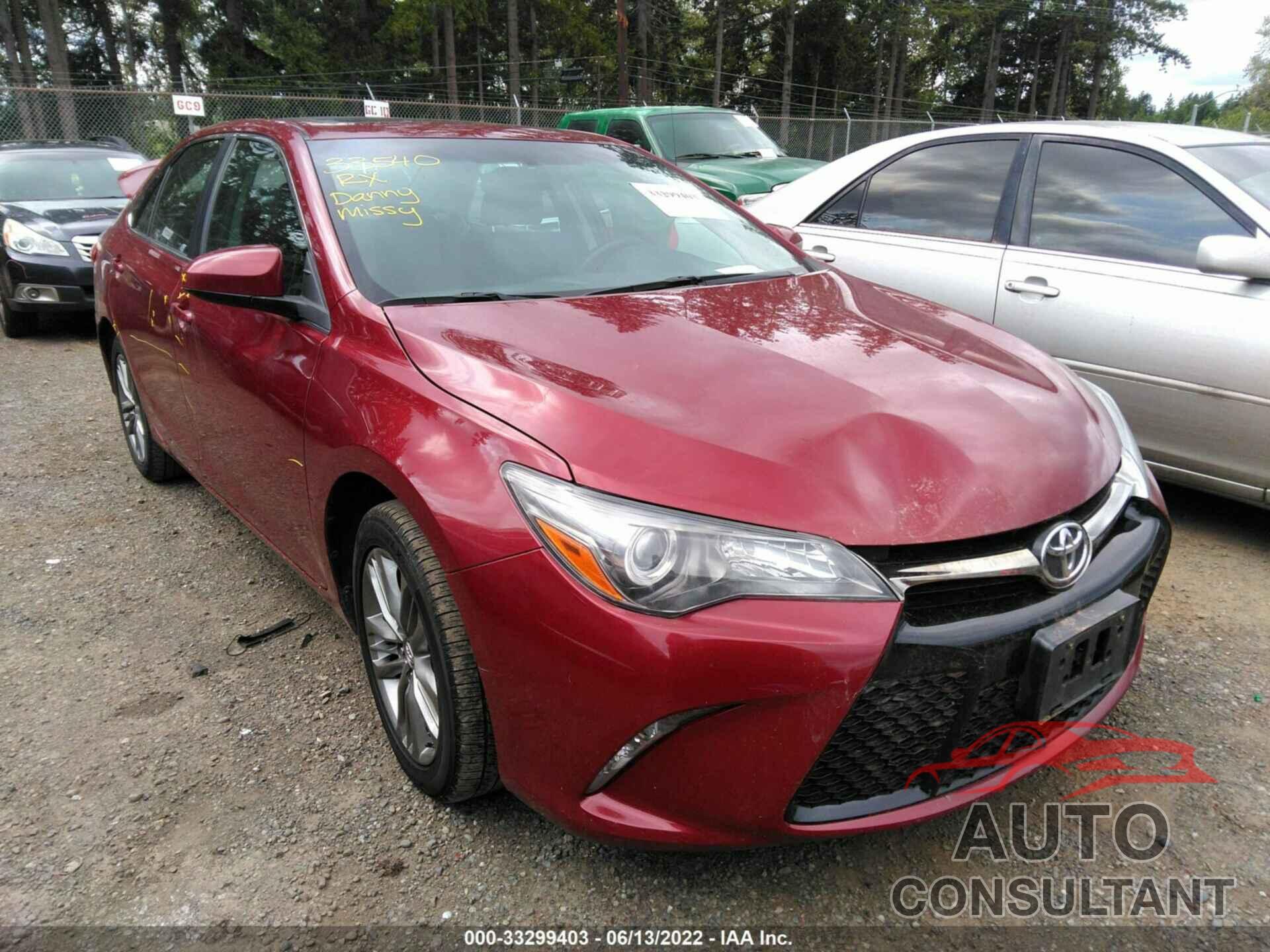 TOYOTA CAMRY 2017 - 4T1BF1FK8HU760490