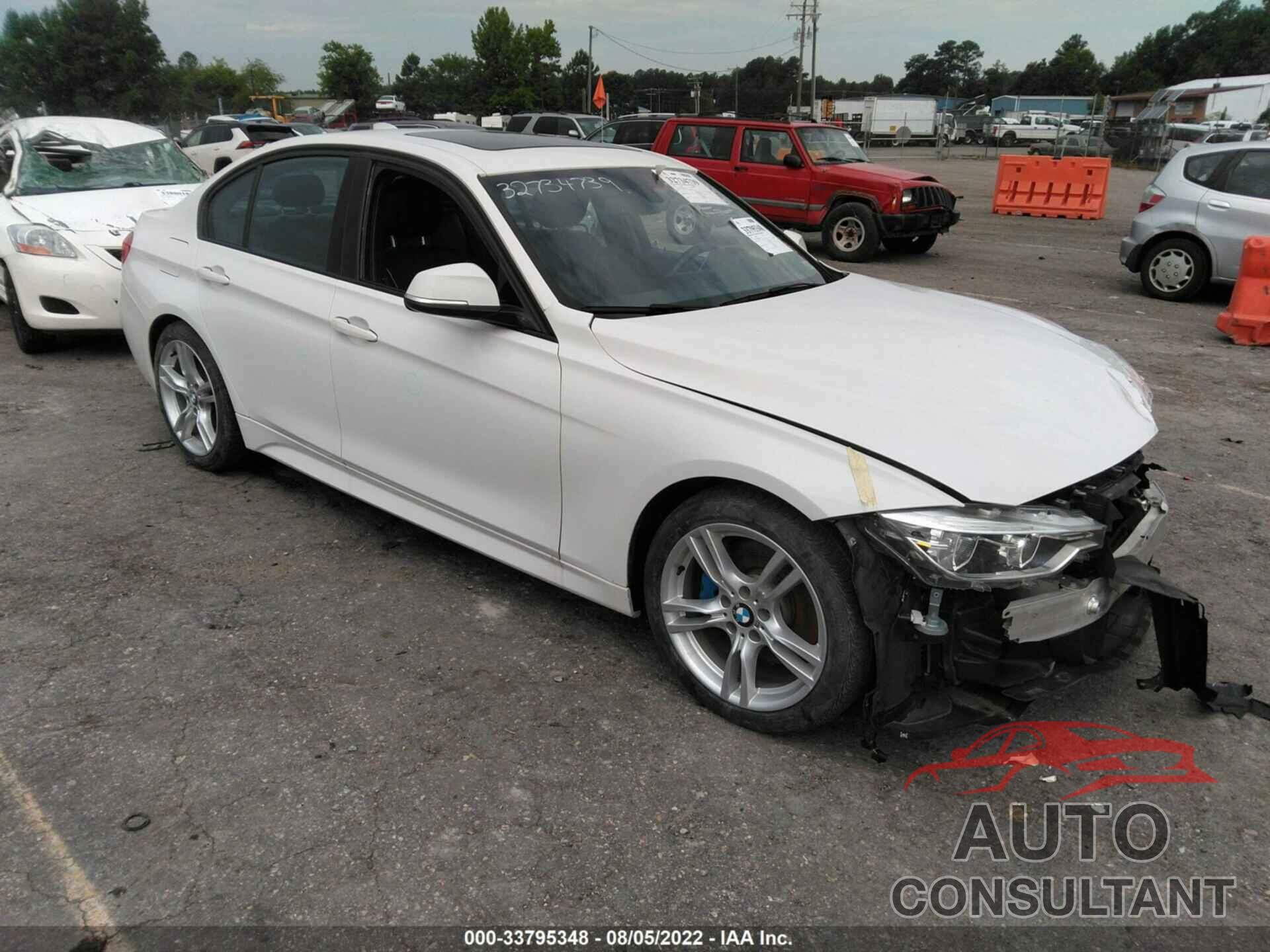 BMW 3 SERIES 2017 - WBA8B7G5XHNU37037
