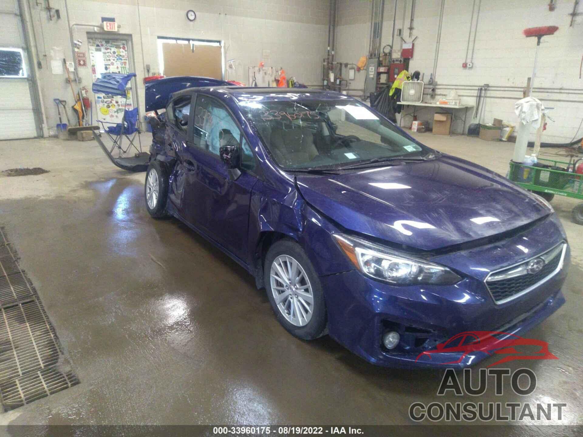 SUBARU IMPREZA 2018 - 4S3GKAD63J3606003