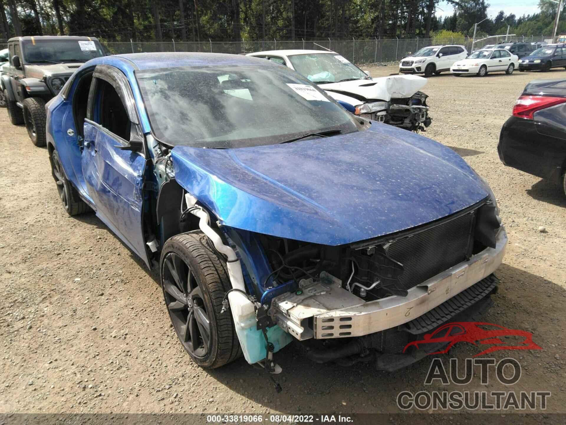 HONDA CIVIC HATCHBACK 2017 - SHHFK7H43HU411022