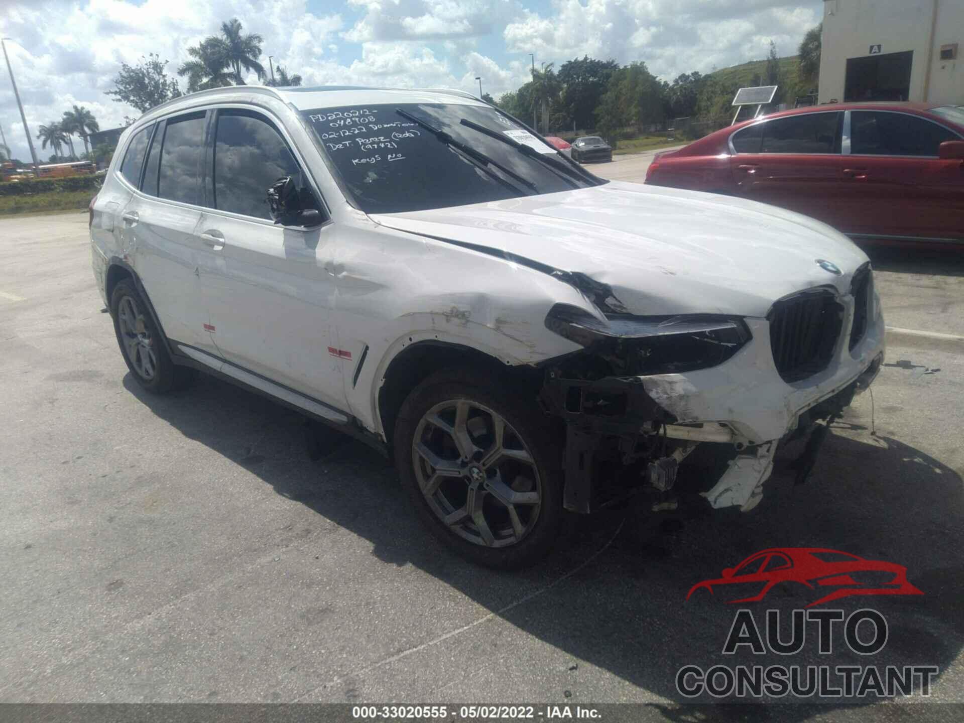 BMW X3 2021 - 5UXTY5C03M9E37458